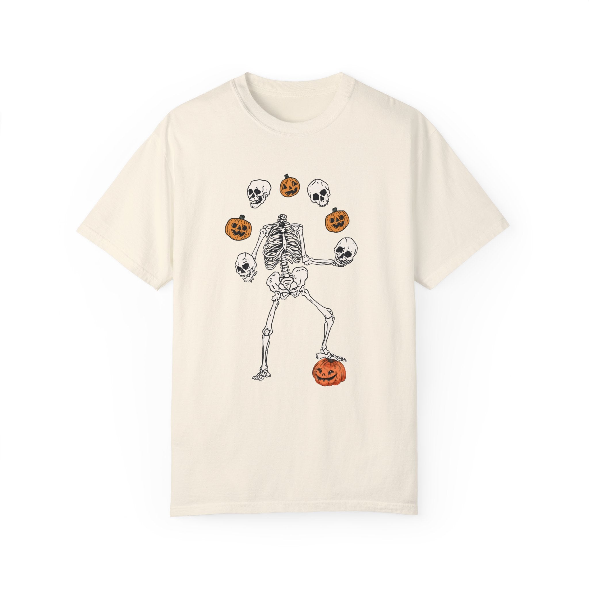 Dancing Skeleton Pumpkin Shirt, Retro Halloween Shirt, Womens Halloween Shirt, Cute Fall Shirt, Spooky Season, Pumpkin Face