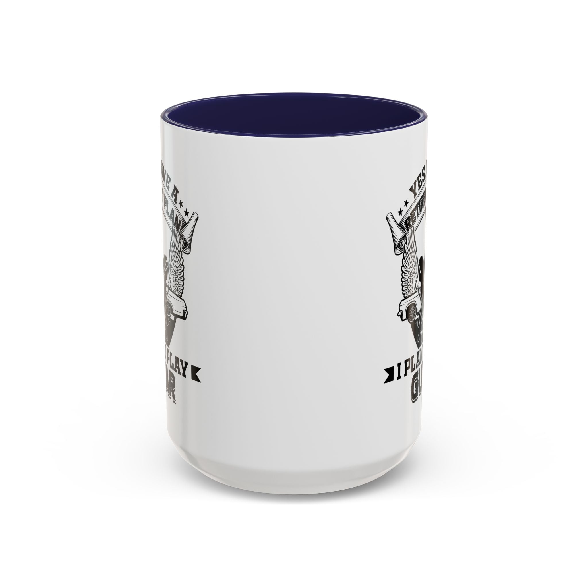 Yes I have a Retirement Plan I Plan to Play Guitar Coffee Mug, Funny Retirement Plan Mug for Guitar Lovers, Musician Gift, Guitar Player Mug