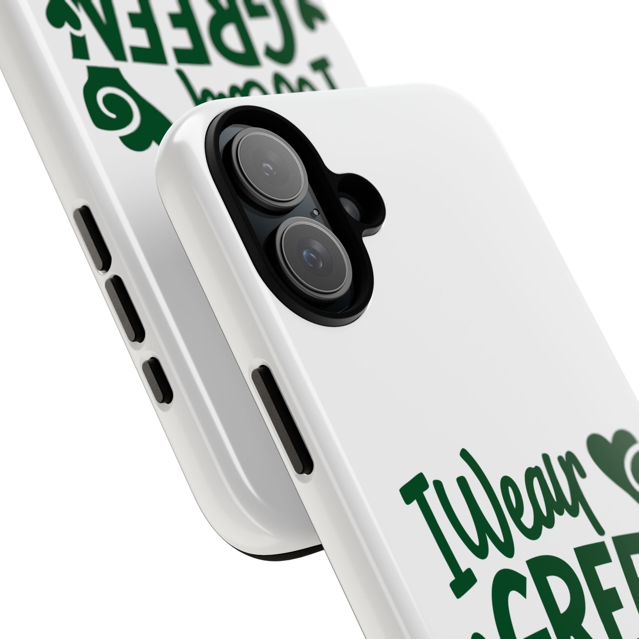 I Wear Green For Mental Health Awareness Phone Cases, Mental Health Matters Phone Case, Inspirational Phone Case, Motivational Phone Case, iPhone, Google Pixel & Samsung Galaxy