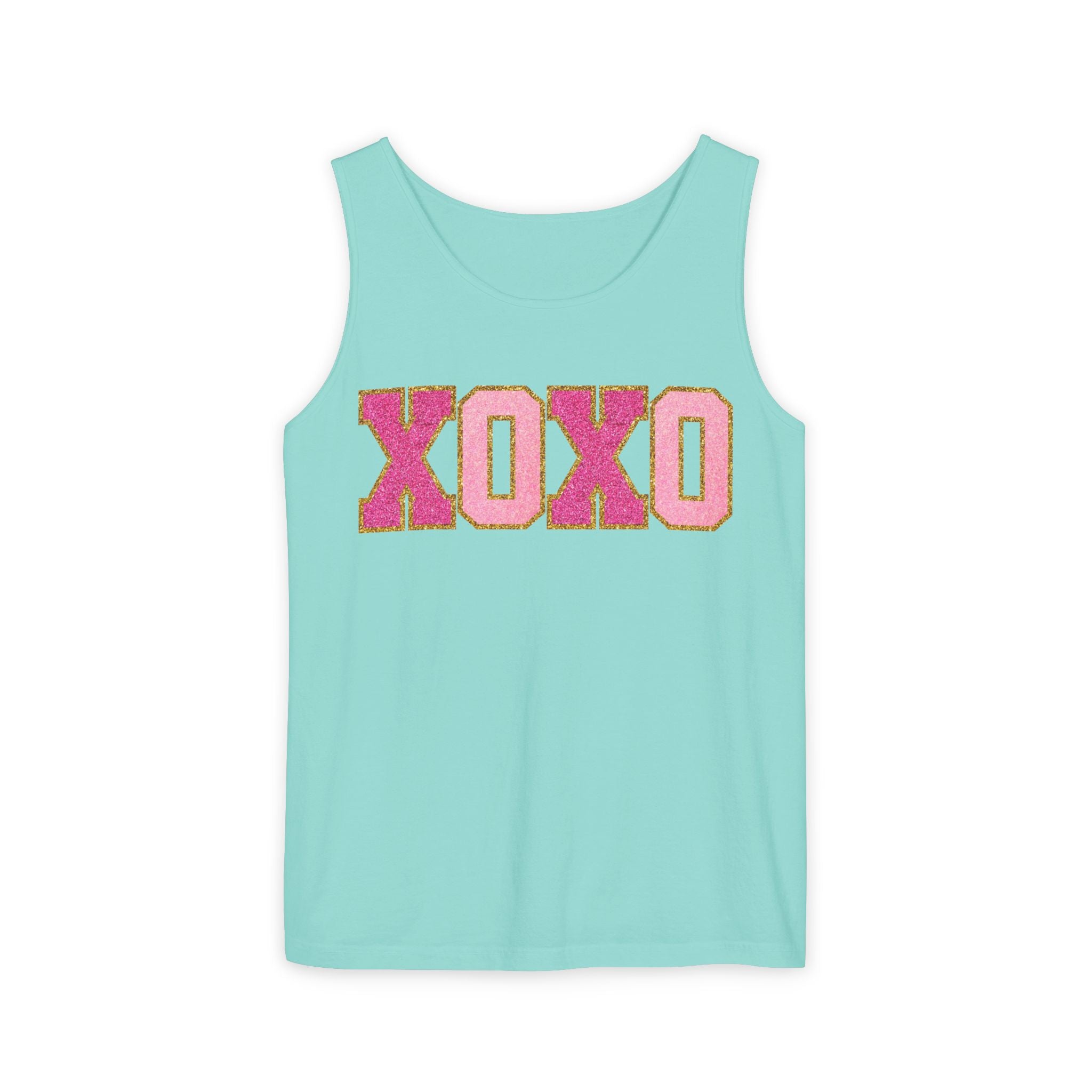 Xoxo Heart Tank Top, Gift for Valentines, Cute Heart, Unisex Tank Top, Womens Fitness Top