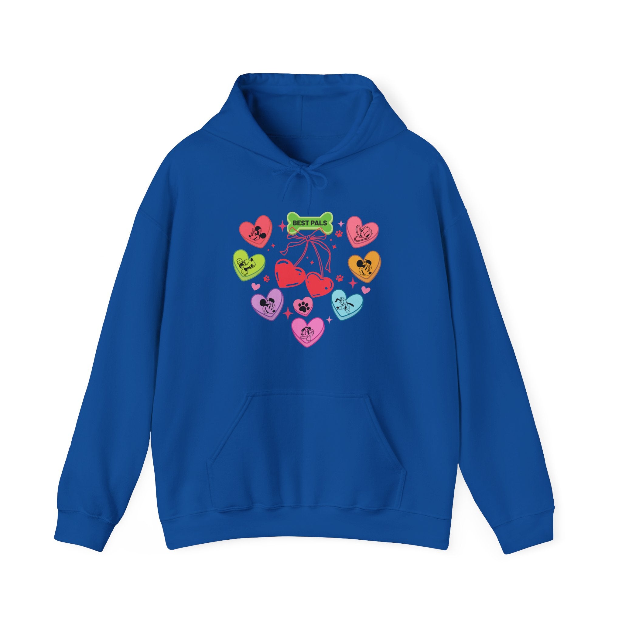 Mickey And Friends Valentine Hoodie, Disney Hearts Hoodie, Love Sweat, Disney Valentines Sweatshirt, Valentines Day Gift, Couple Hoodie