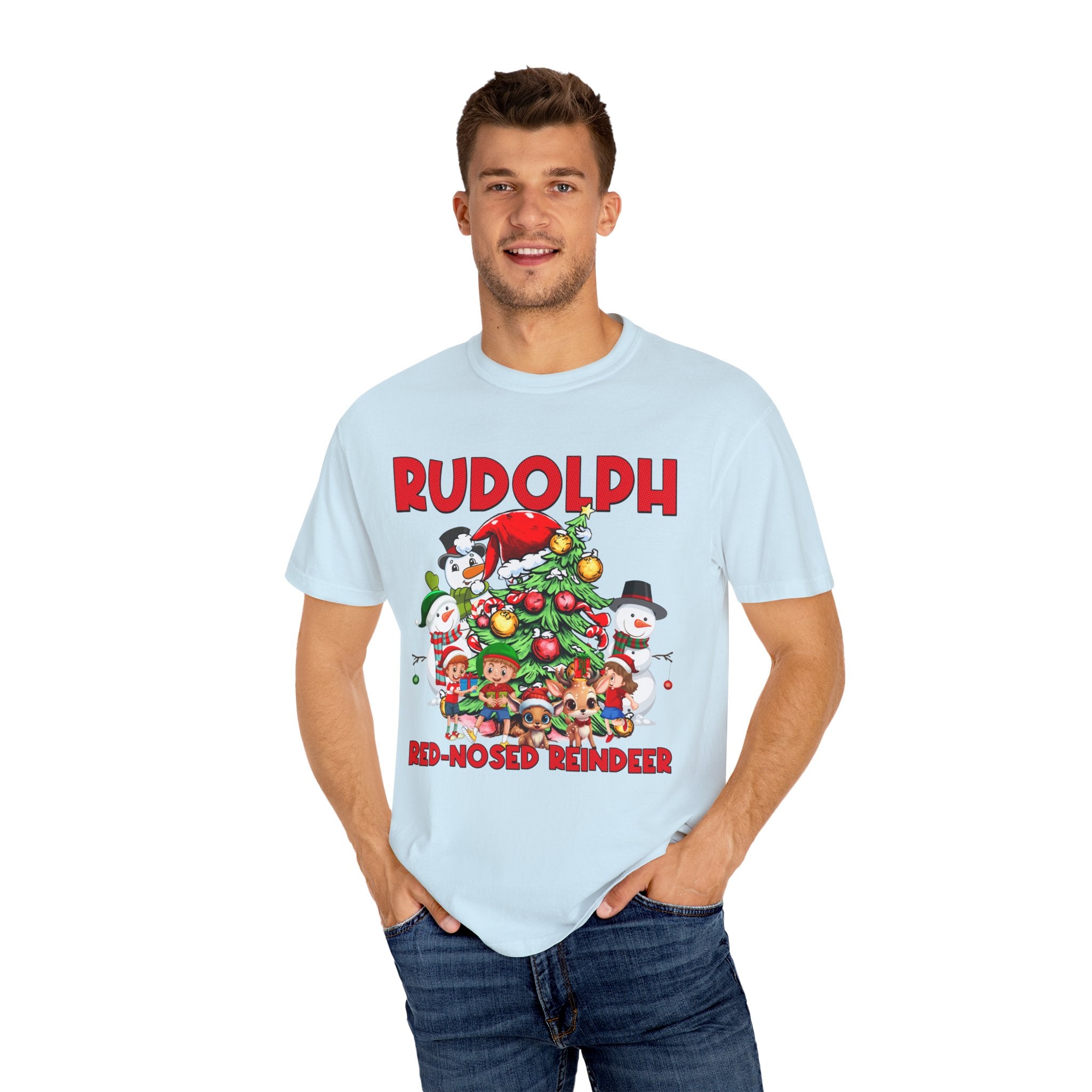 Vintage Rudolph Shirt Gift For New Year, Kids Christmas Shirt, Christmas Reindeer Tshirt, Christmas Cartoon Sweater, Retro Xmas Sweatshirt