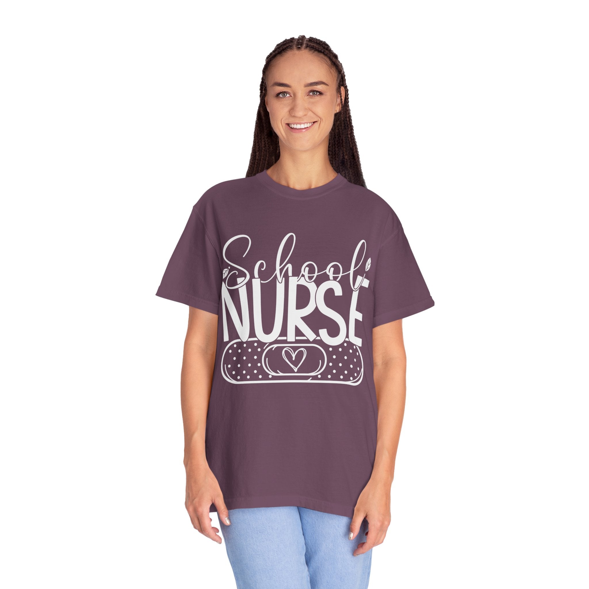 School Nurse Shirt Nurse TShirt School Shirts For Nurse Cute School Nurse Shirt Unisex Graphic Tees Women Trendy School Nurse V Neck Shirt