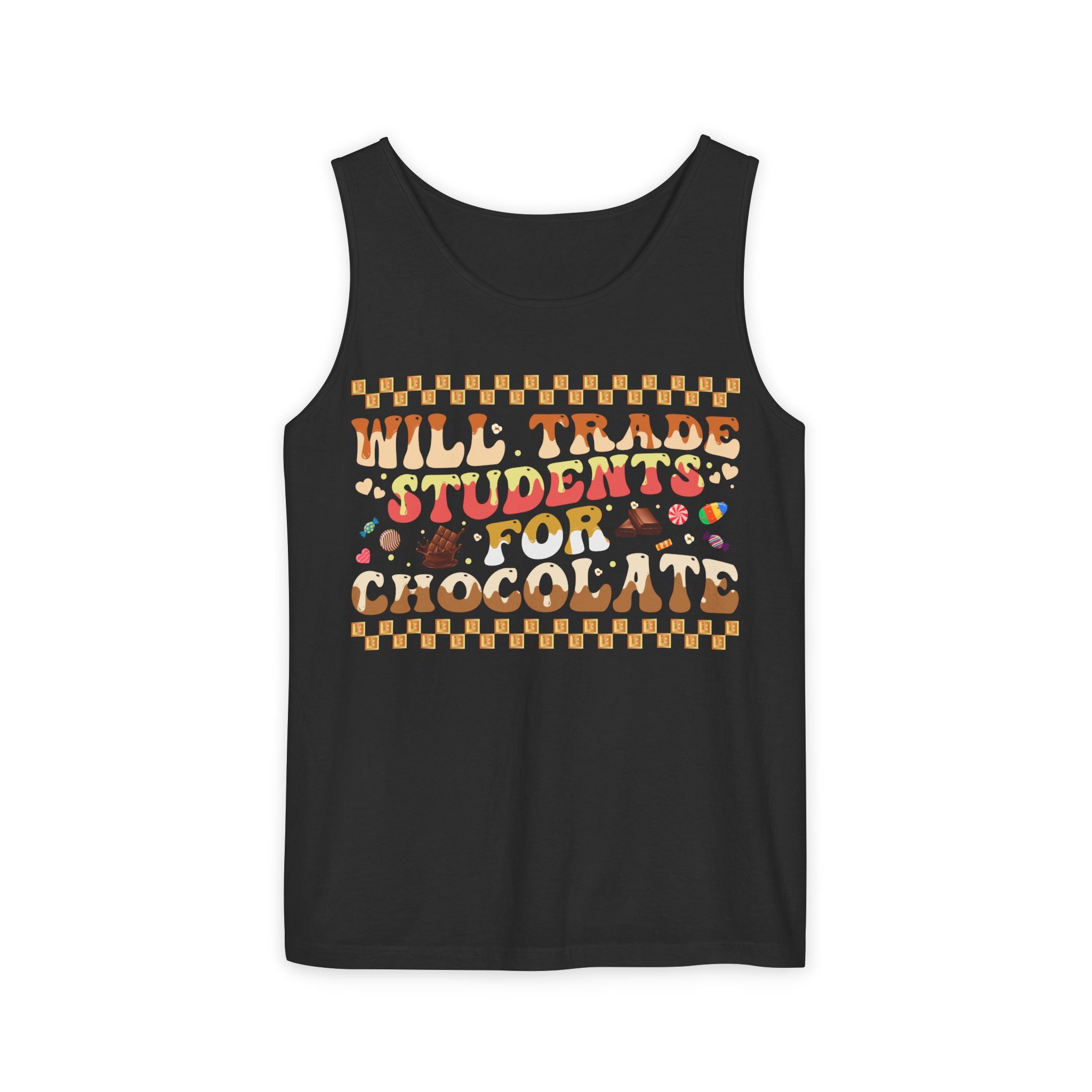 Will Trade Students for Chocolate Tank Top, Teacher Valentine's Day Shirt, Valentines Day Sweatshirt, Valentines Day Gift