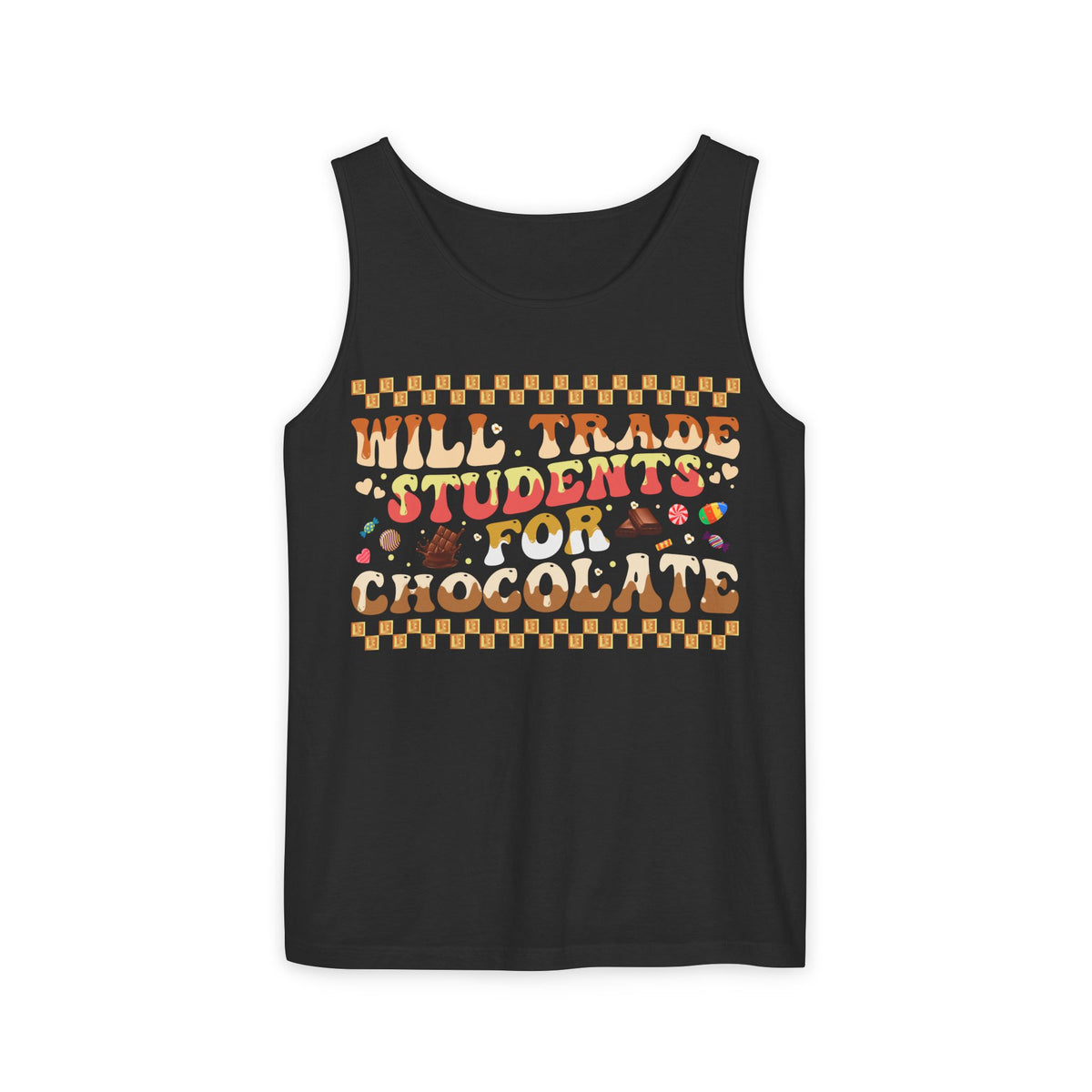 Will Trade Students for Chocolate Tank Top, Teacher Valentine's Day Shirt, Valentines Day Sweatshirt, Valentines Day Gift