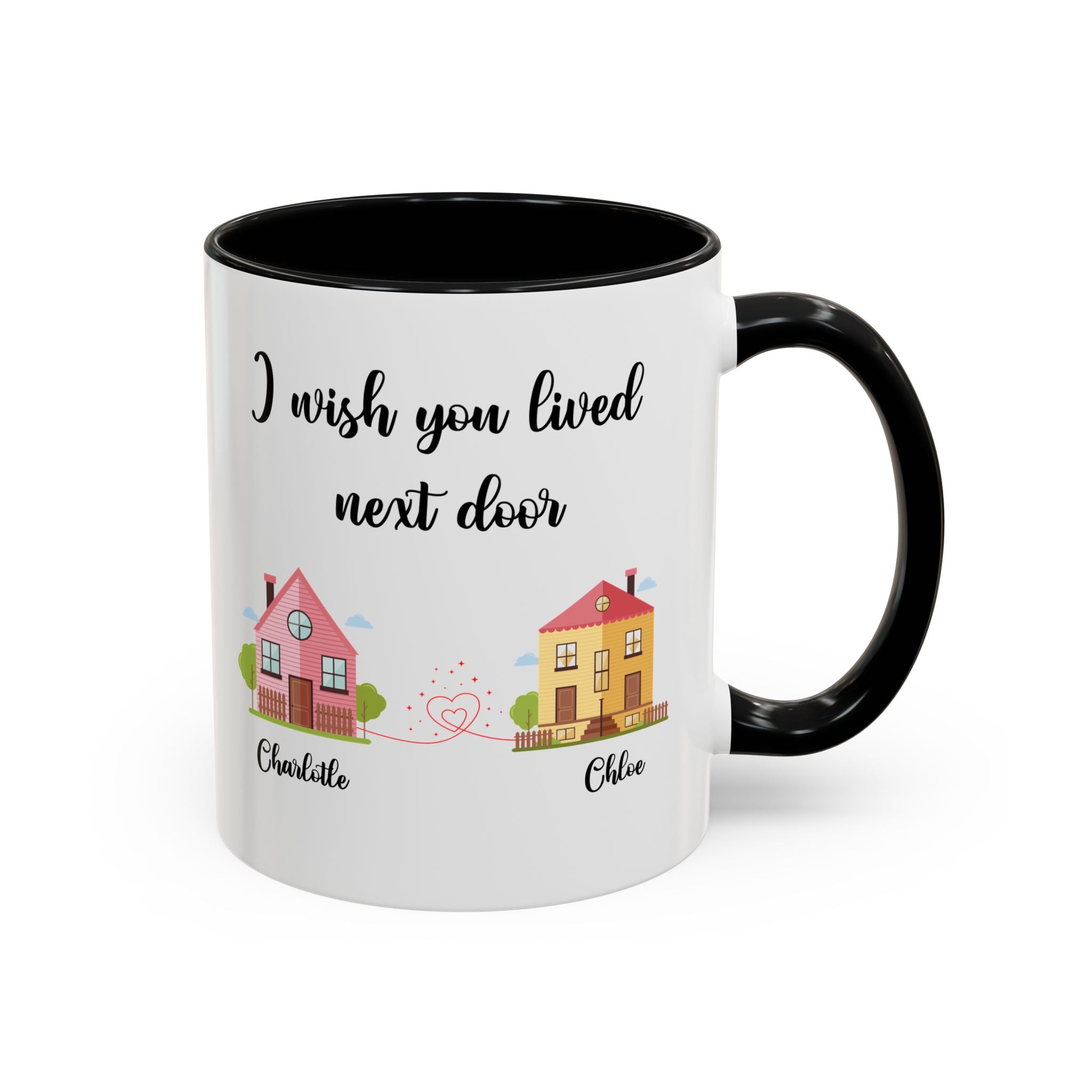 I Wish You Lived Next Door Mug, Bestie Coffee Mug, Long Distance Mug, Moving Away Mug, Best Friend Christmas, Bestie Birthday Gift, Bff Mug