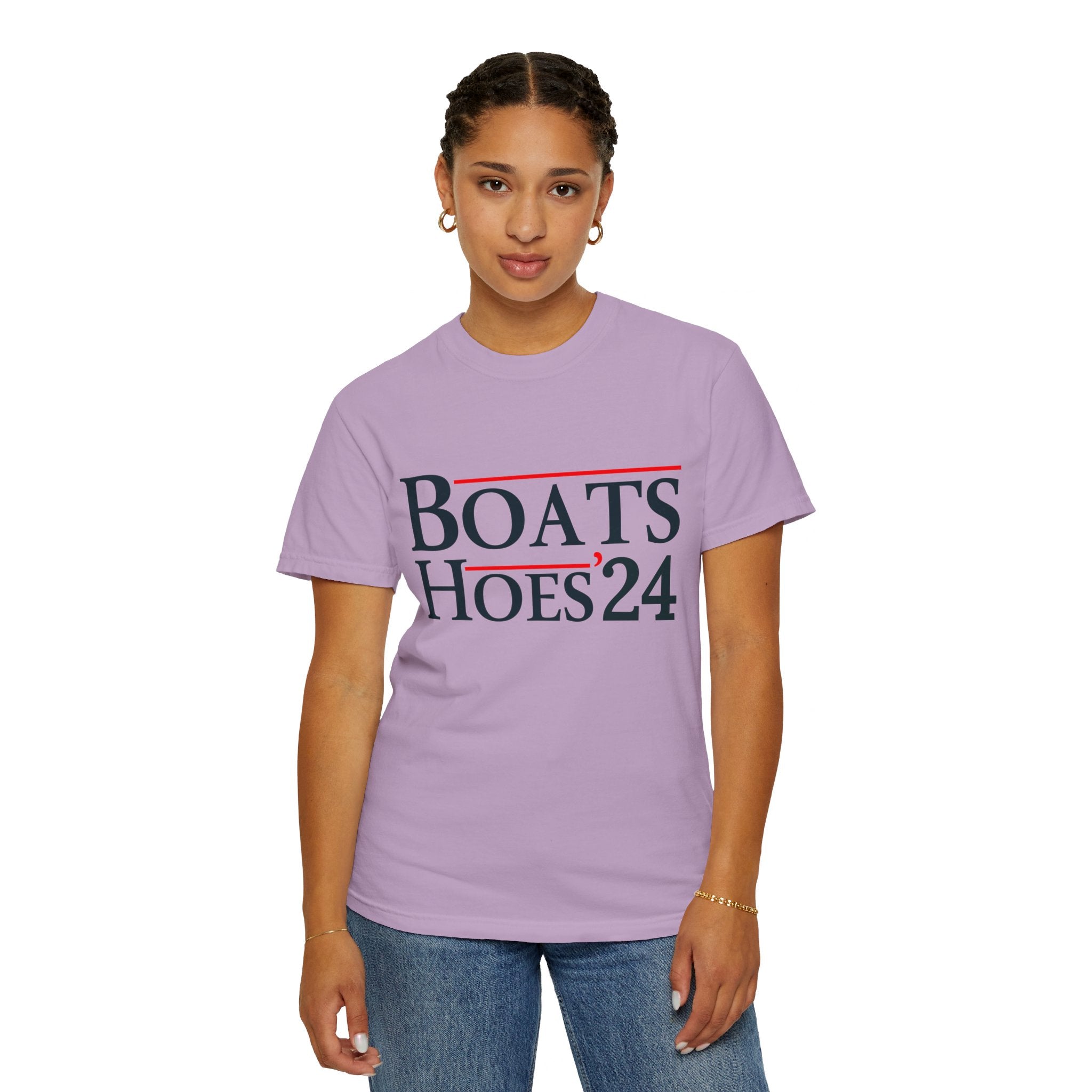 UNIDAZE Boats and Hoes 2024 T-Shirt, Funny Election Shirt, Trendy Election Day 24 Tee, Patriotic Shirt, Election Lover Gift Tee, Fun Stepbrother Tee Printify 4th of july gift boating shirt boats and hoes boats and hoes 2024 catalina wine mixer Cotton Crew neck cute birthday gift DTG fourth of july shirt fourth of july tee funny boating shirt Men's Clothing Oversized patriotic shirt patriotic sweatshirt step brothers shirt T-shirts TikTok Unisex Women's Clothing