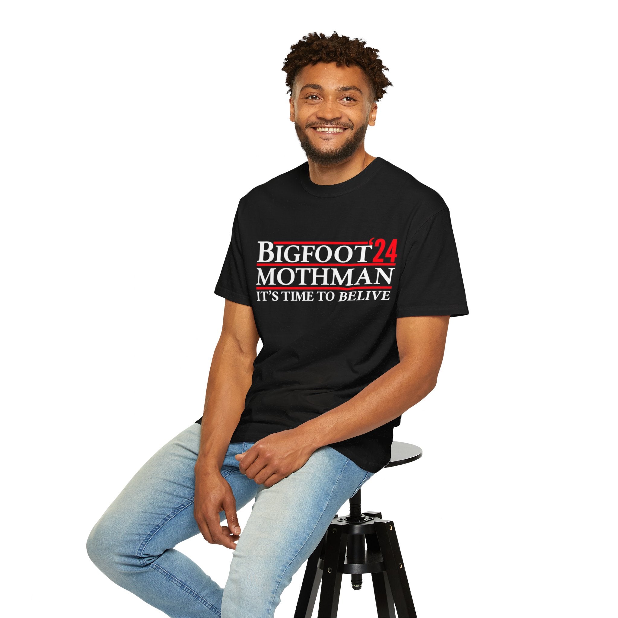 UNIDAZE Bigfoot Mothman 2024 President Election Shirt, Funny Vote Bigfoot Political Satire Humor Tee, Unique T-Shirt Gift for Men and Women Printify 2024 election shirt bigfoot lover shirt bigfoot shirt bigfoot usa Cotton Crew neck DTG for president funny 2024 election funny bigfoot shirt funny election shirt joke shirt Men's Clothing mothman shirt Oversized political satire sasquatch shirt T-shirts TikTok Unisex vote bigfoot Women's Clothing