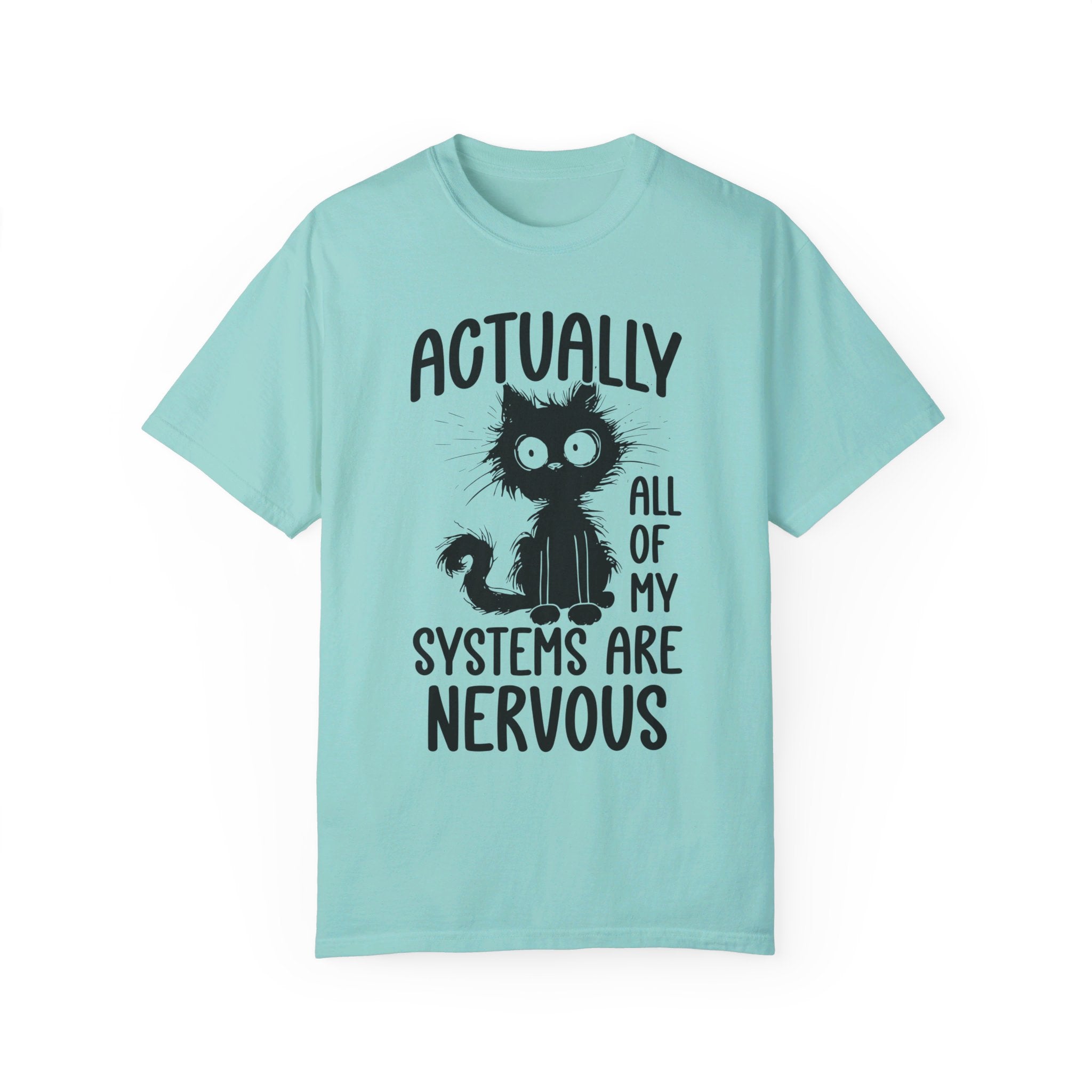 Actually All of My Systems Are Nervous Shirt, Raccoon Shirt, Mental Health Shirt, Anxiety Tshirt, Funny Tshirt, Vintage Retro Graphic Shirt