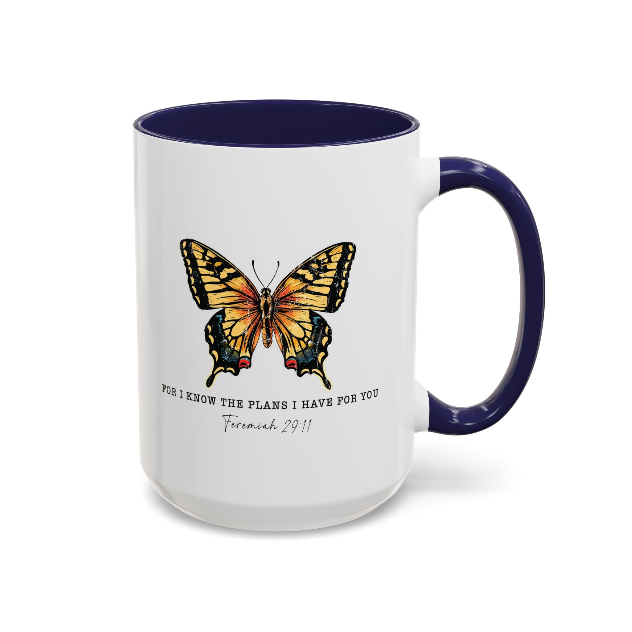 Religious Coffee Mug, Jesus Mug, For I Know The Plans I Have For You, Christian Cup, Faith Mug, Bible Verse