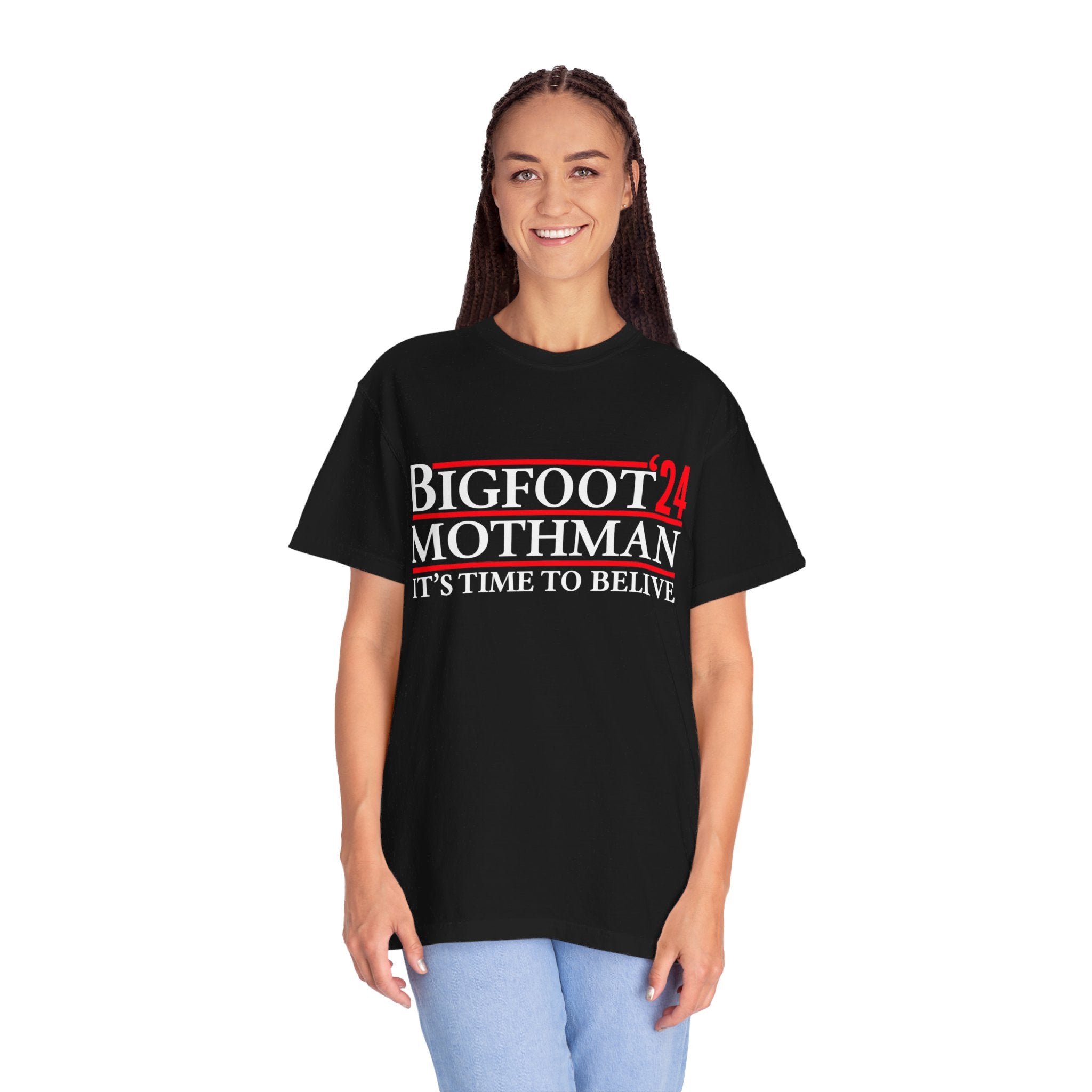 UNIDAZE Bigfoot Mothman 2024 President Election Shirt, Funny Vote Bigfoot Political Satire Humor Tee, Unique T-Shirt Gift for Men and Women Printify 2024 election shirt bigfoot lover shirt bigfoot shirt bigfoot usa Cotton Crew neck DTG for president funny 2024 election funny bigfoot shirt funny election shirt joke shirt Men's Clothing mothman shirt Oversized political satire sasquatch shirt T-shirts TikTok Unisex vote bigfoot Women's Clothing