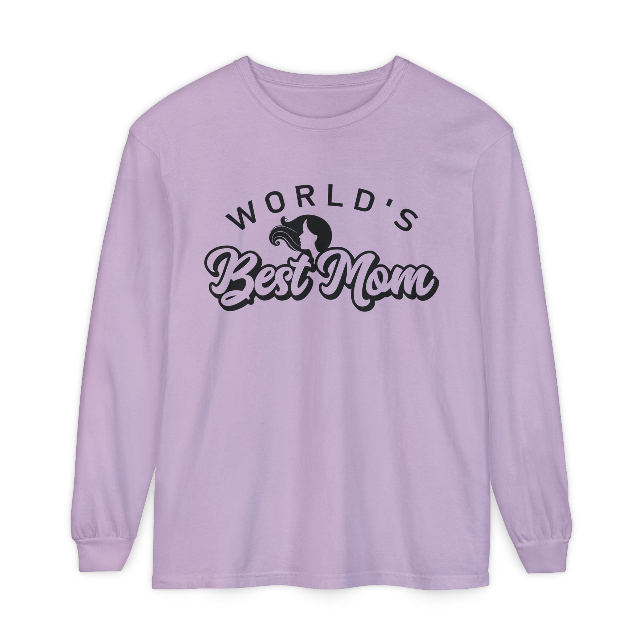 World's Best Mom Long Sleeve T-Shirt, World's Best Mom, Mother's Day Shirt, Gift for Mama, Cute Mom Shirt, Mother's Day Gift Shirt