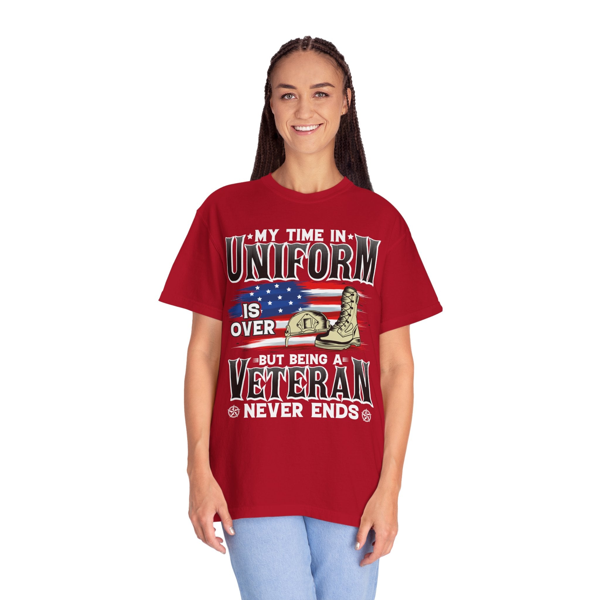 My Time In Uniform Is Over But Being A Veteran Never Ends Shirt, US Veteran Shirt, Veteran Lover Shirt, Veteran Day Gift,