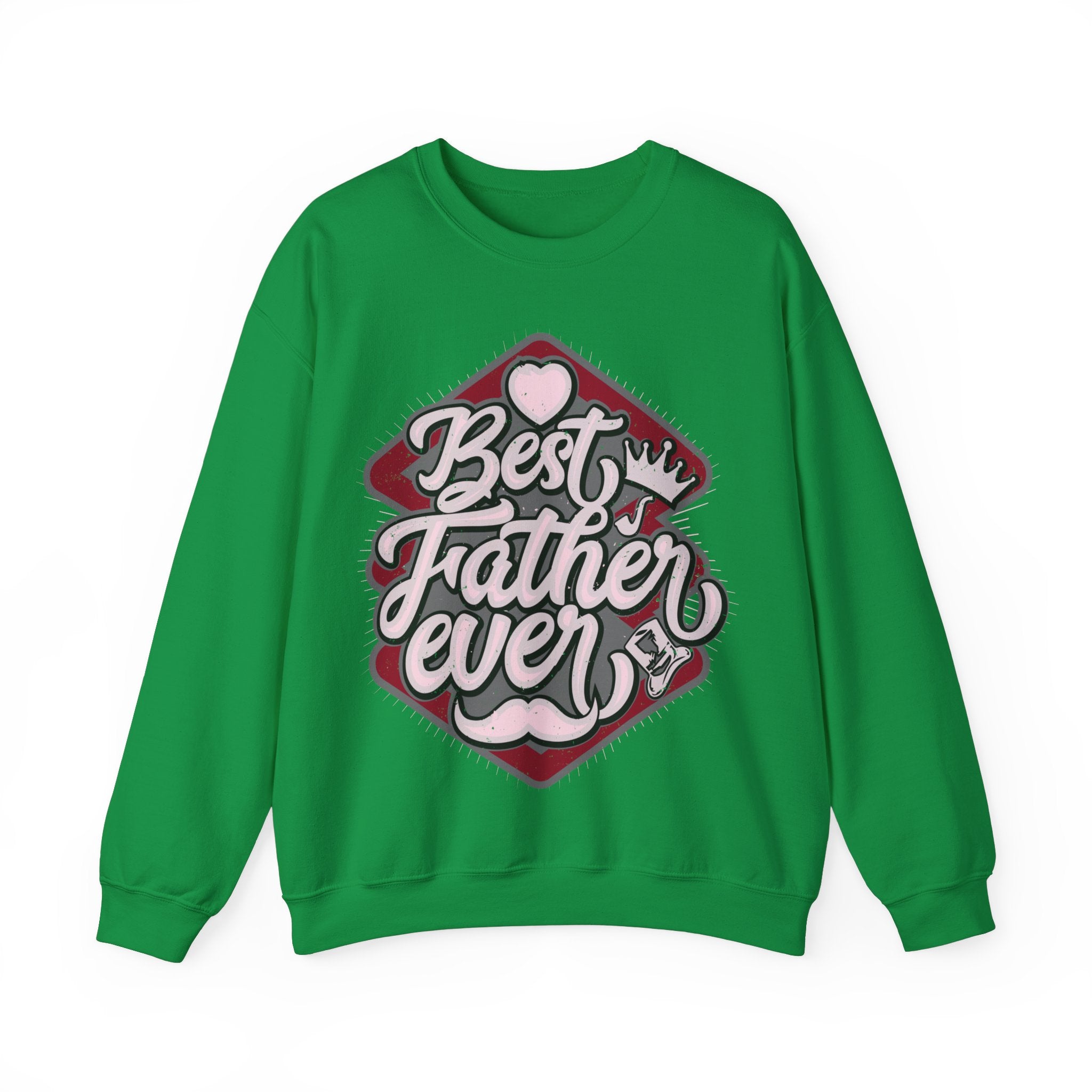 Best Father Ever Sweatshirt, Father's Day Sweatshirt, Vintage Dad Crewneck Sweatshirt, New Dad Sweatshirt, Gift For Dad