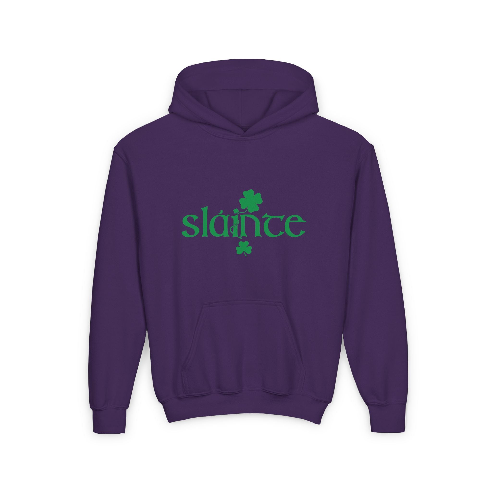 Slainte Kids Hoodie, St Patrick's Day Kids Hoodie, Irish Kids Hooded Sweatshirt, Cute Shamrock Tee, St Paddys Day Tee, Shenanigans, Gift for Boy Girl