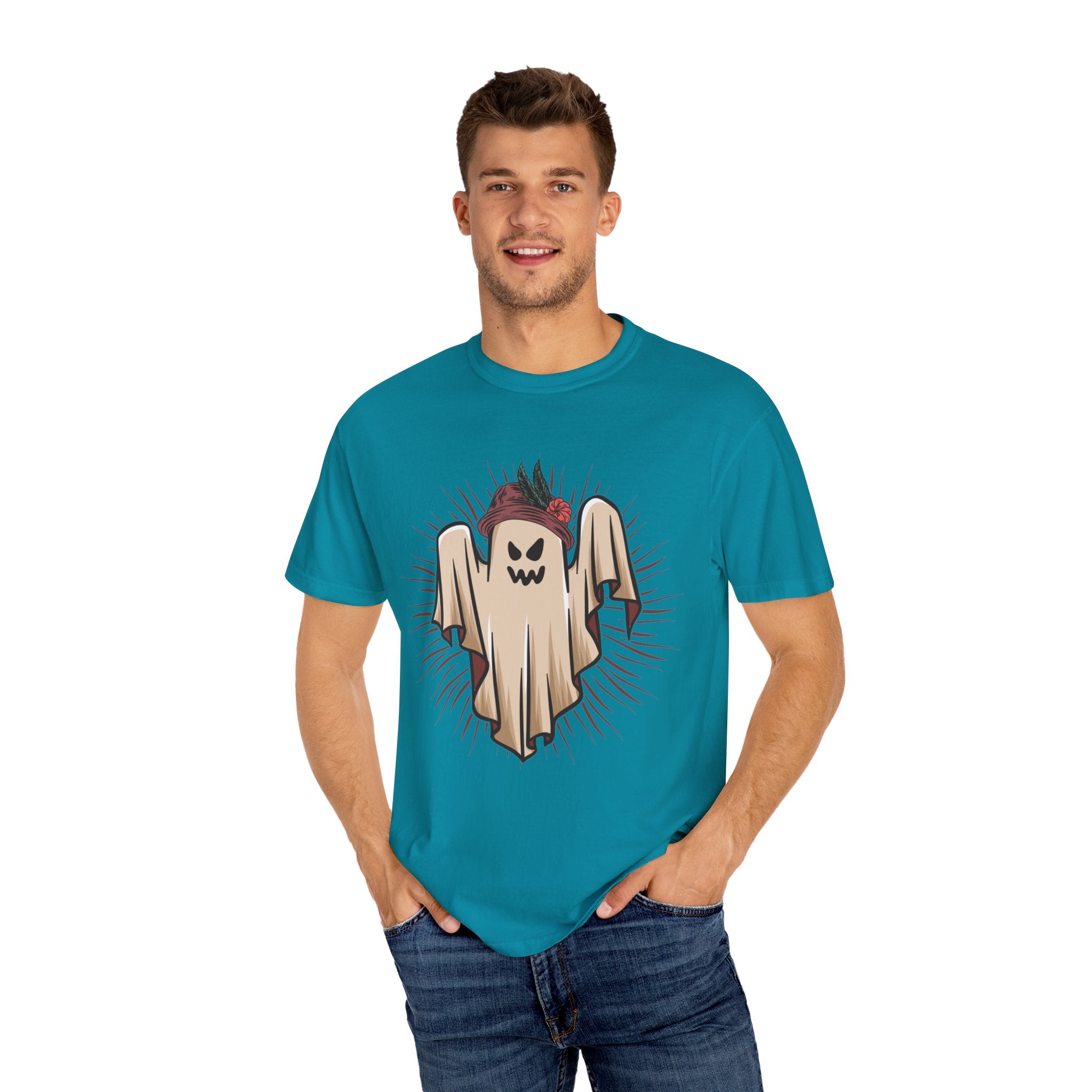 Halloween Ghost Comfort Colors Shirt, Cute Ghost Shirt, Halloween Shirt, Cute Fall Shirt, Spooky Season Shirt, Gift For Halloween