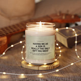 UNIDAZE Having Me As A Son, Funny gift for Mom, Scented Soy Candle, Christmas Gift, Gift for Mom, Xmas Candle, Sarcastic Mom Gift from Son Printify Assembled in the USA Assembled in USA best mom ever candle Bio candles Decor Eco-friendly favorite son funny mom gift gift for mom gift from son Halloween Holiday Picks Home & Living Home Decor i love you mom Made in the USA Made in USA mom birthday gift mom candle mother's day candle mother's day gift mothers day card mothers day ideas personalized candle