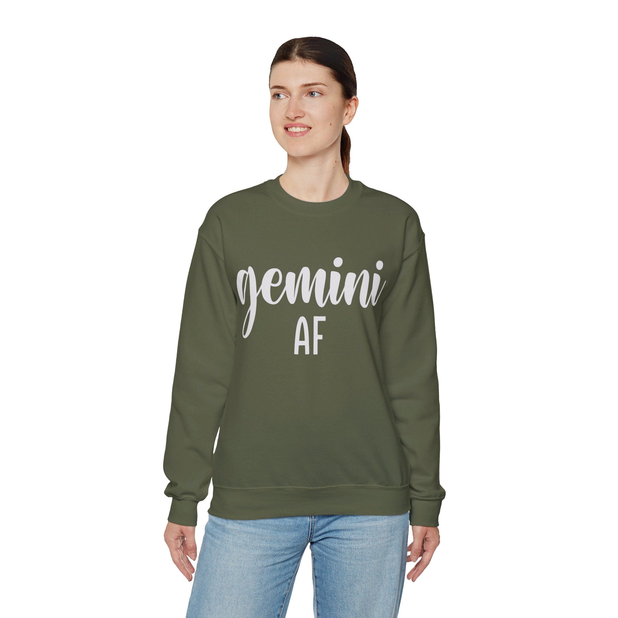 Gemini AF Sweatshirt, Gemini Sweatshirt, Gemini Sign Crewneck, Gemini Gifts, Gemini Birthday Gift, Zodiac Shirt