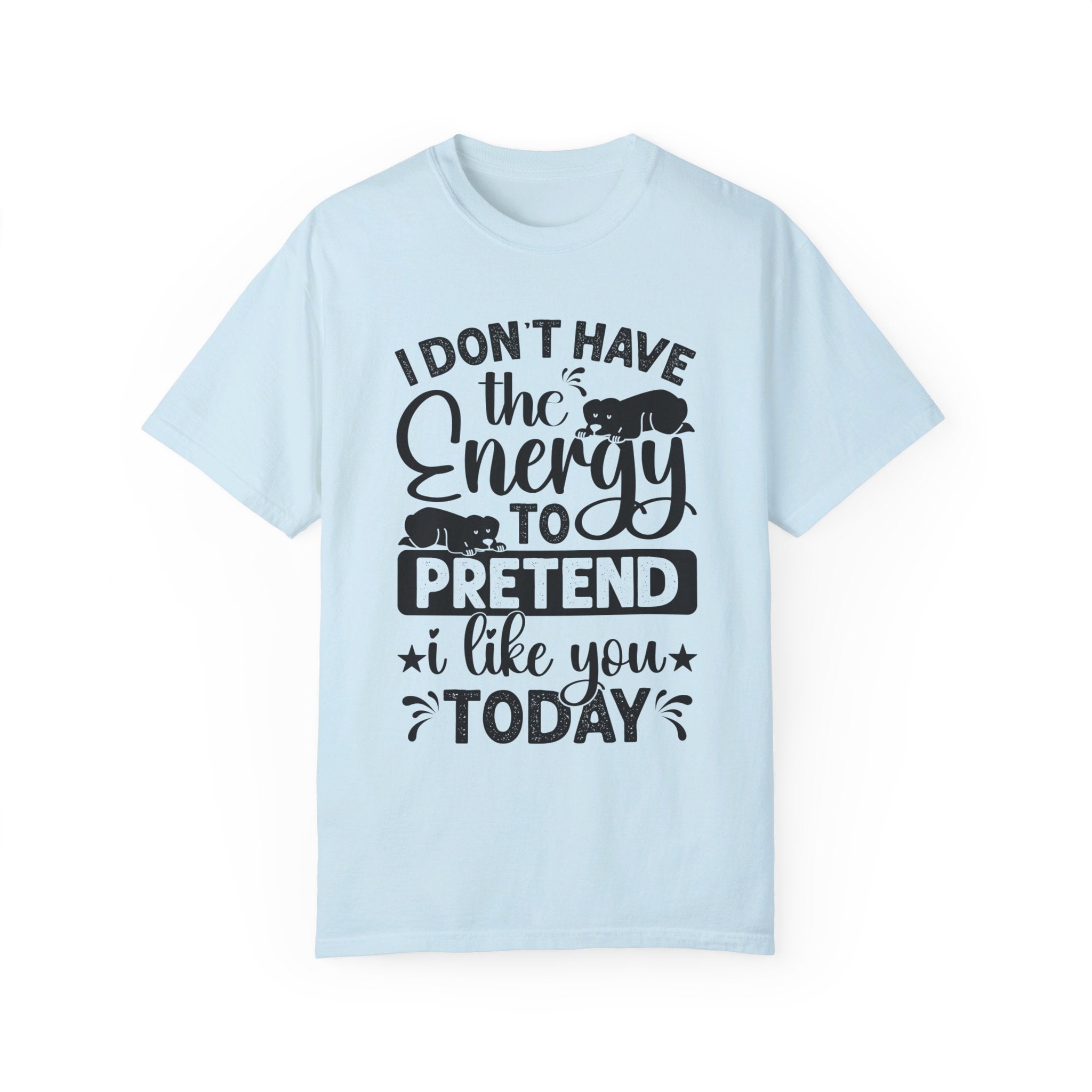 I Don't Have The Energy To Pretend I Like You Today Shirt, Funny Sarcastic Shirt, Sarcastic Quote Shirt, Sarcastic Shirt, Funny Women's Tee