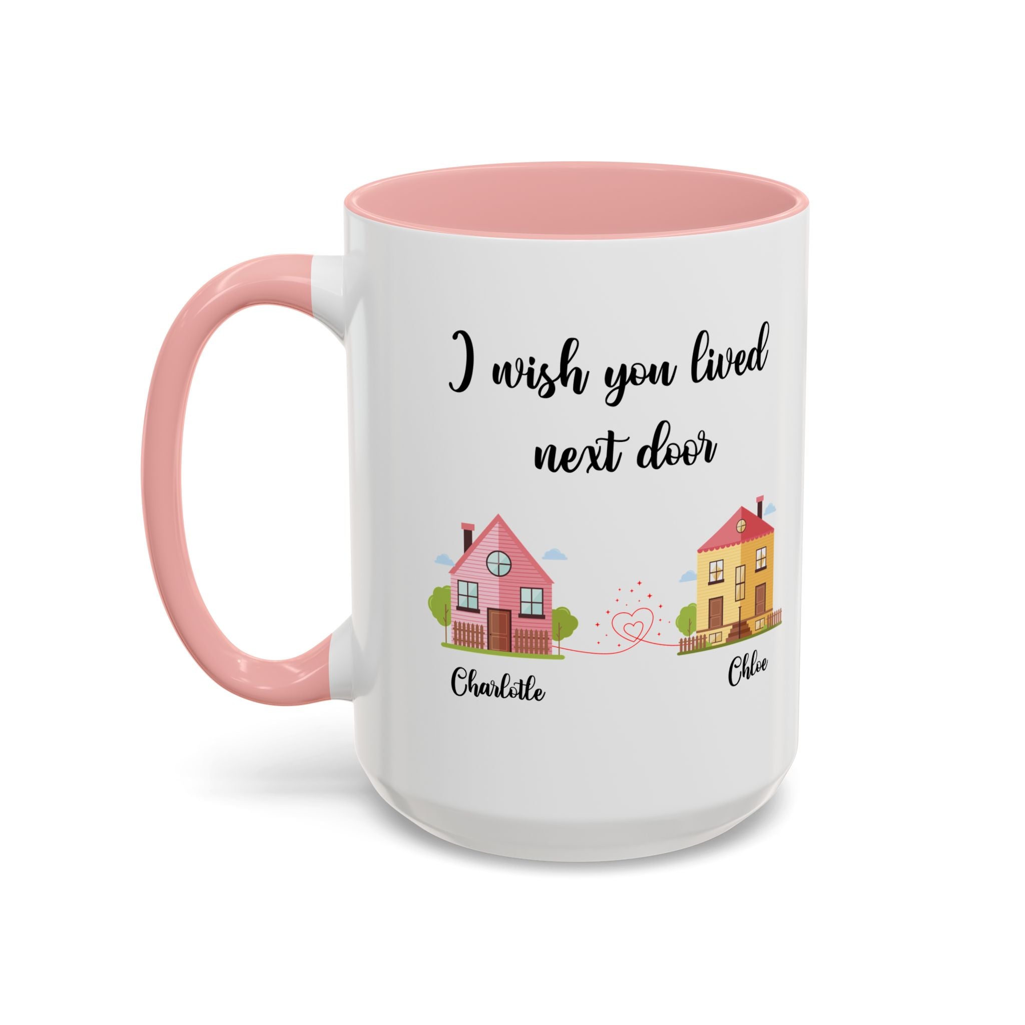 I Wish You Lived Next Door Mug, Bestie Coffee Mug, Long Distance Mug, Moving Away Mug, Best Friend Christmas, Bestie Birthday Gift, Bff Mug