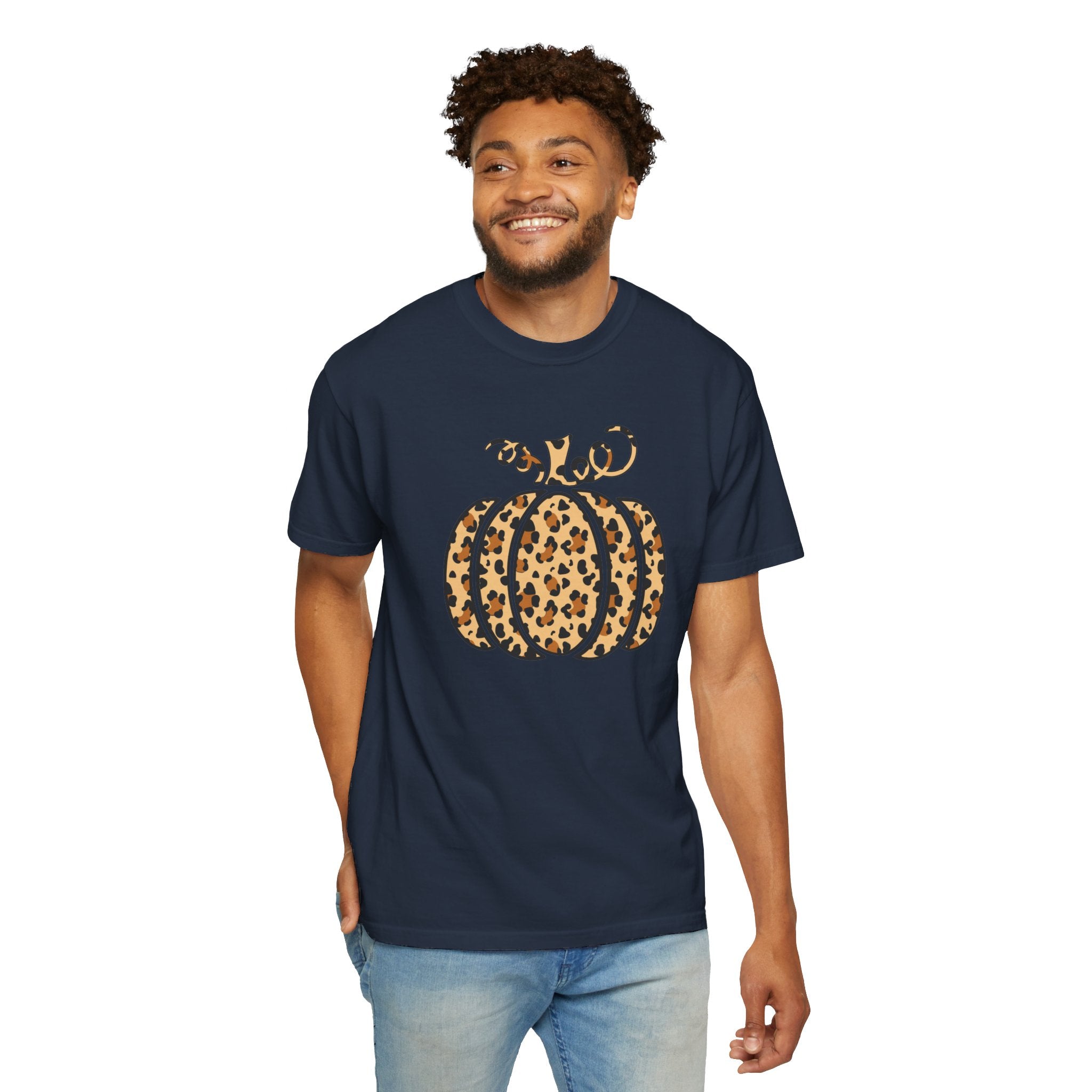 Leopard Pumpkin T-Shirt, Cheetah Pumpkin Shirt, Thanksgiving Shirt, Thankful Shirt, Fall Shirt, Hello Pumpkin