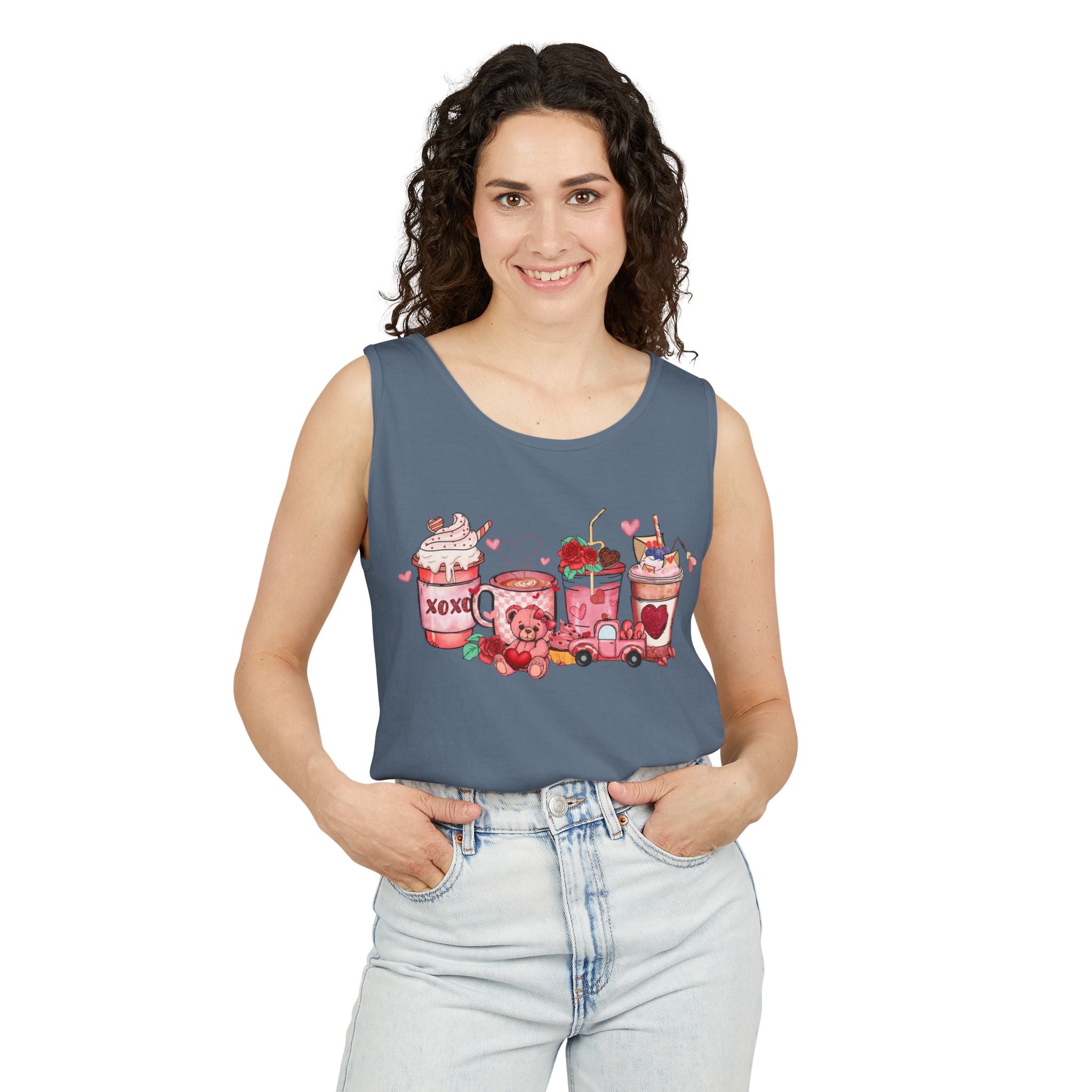 Coffee Valentines Tank Top, Valentines Day Shirt, Valentines Day Tank Top, Valentines Day Coffee Shirt, Coffee Lover Tee