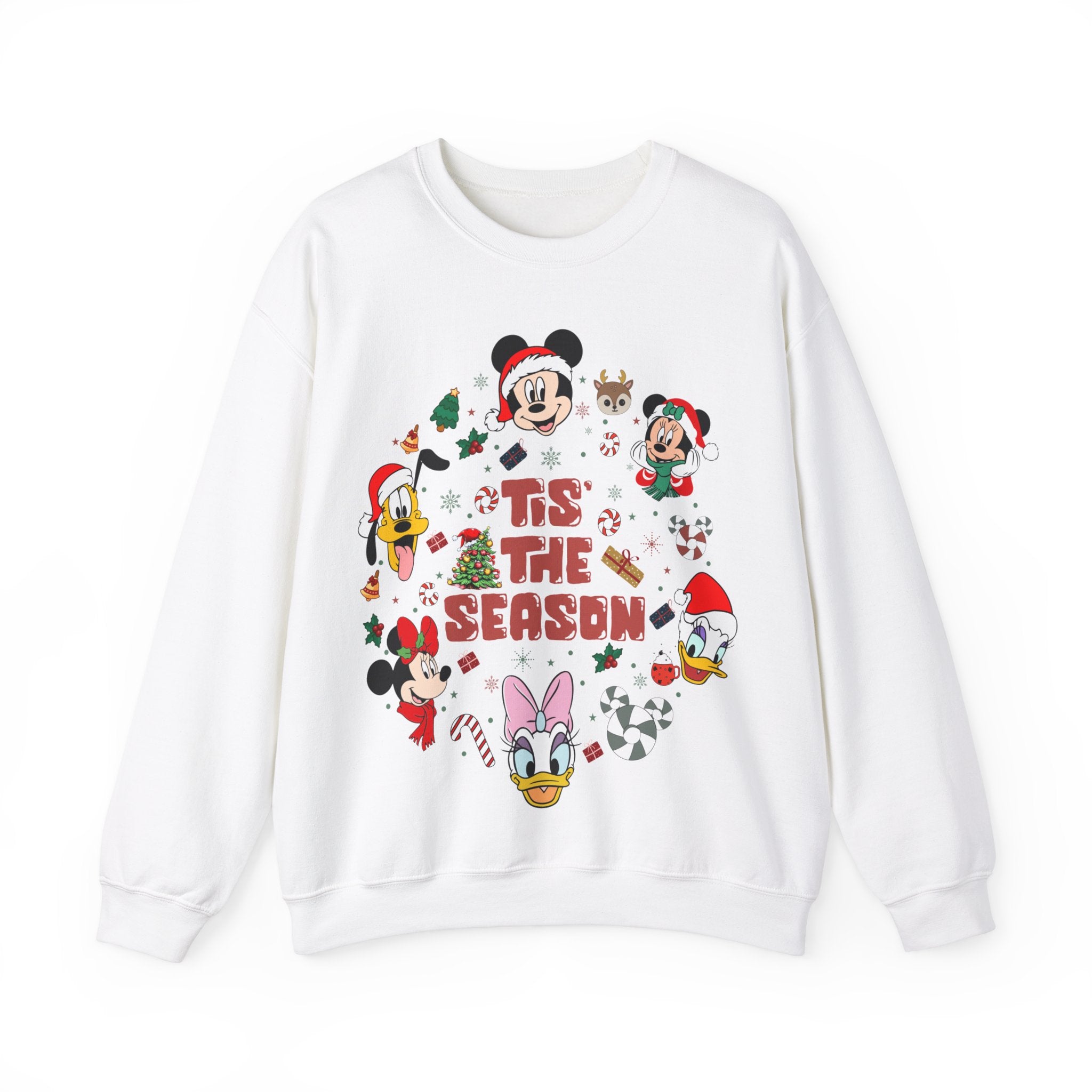 Mickey Tis The Season Sweatshirt, Disney Christmas Tis the Season Sweatshirt, Mickey and Friends Shirt, Disney Christmas Sweater, Tis The Season Shirt