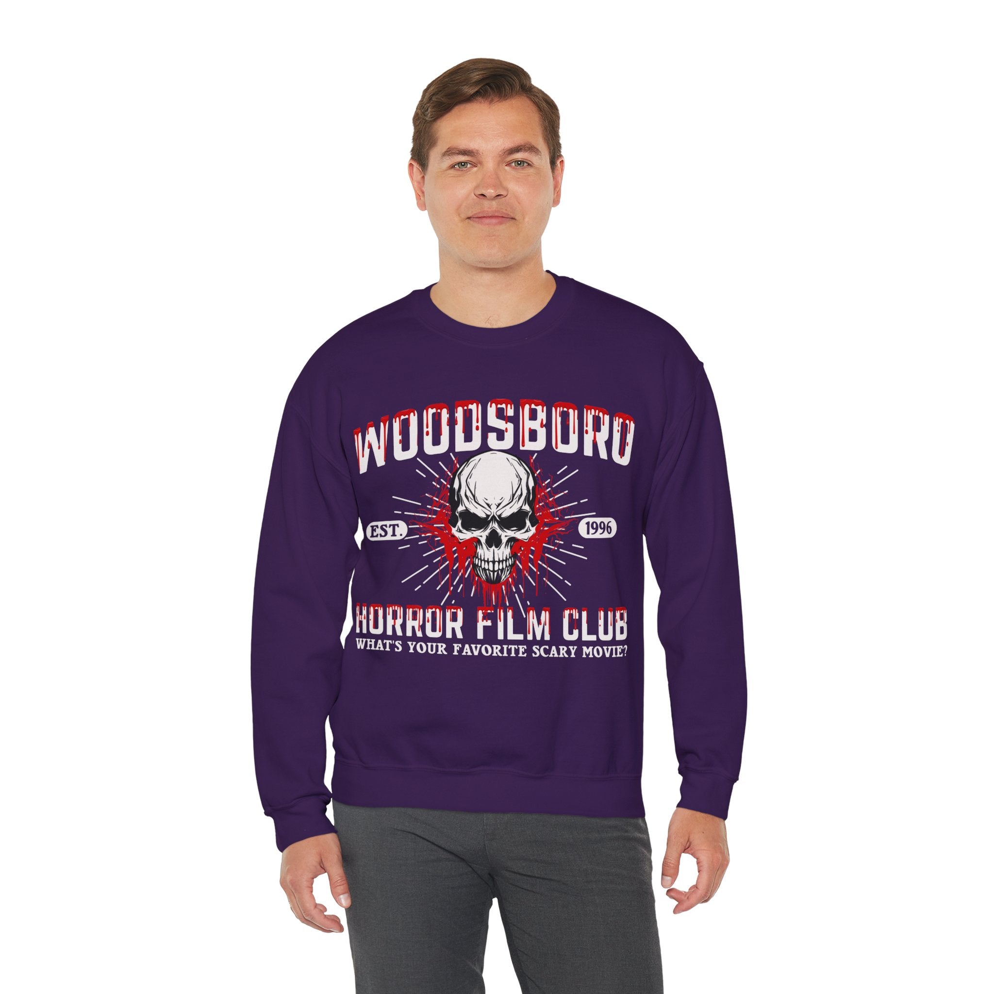 Woodsboro Sweatshirt, Woodsboro Horror Film Club Shirt, 90s Horror Movie Tee, Horror Movie Shirt, Woodsboro High Sweater, Horror Movie Gifts