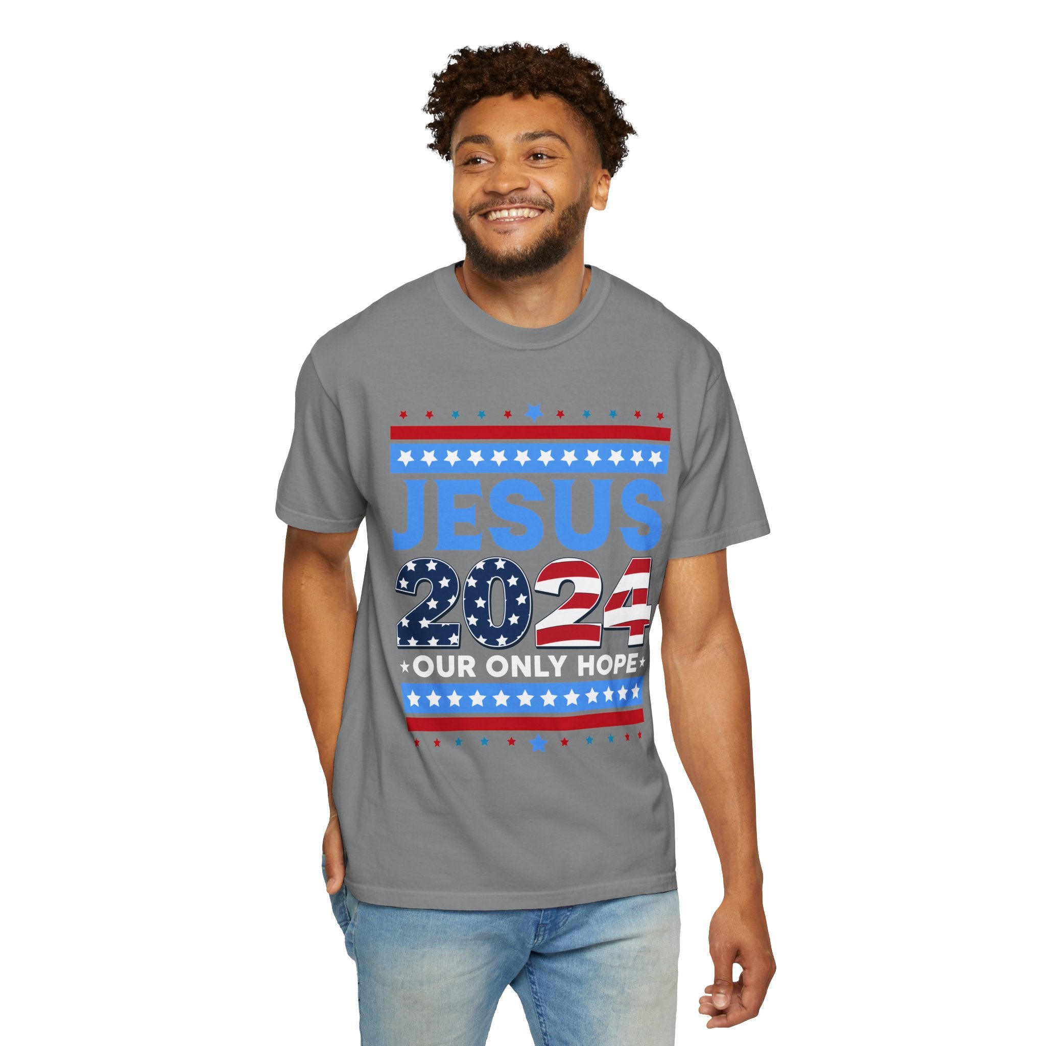 Jesus 2024 Our Only Hope Shirt, Jesus 2024 Sweatshirt, Make America Pray Again, Political T-shirts, Unisex Jesus Lover Shirt, Trendy Christian Shirt