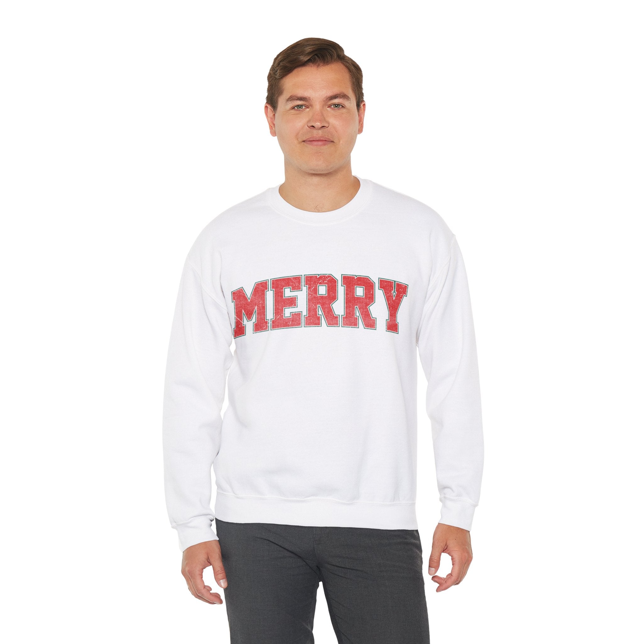 Merry Christmas Sweatshirt, Christmas Shirts, Cute Winter Sweater, Christmas Shirt for Women, Christmas Crewneck Sweatshirt, Holiday Sweater