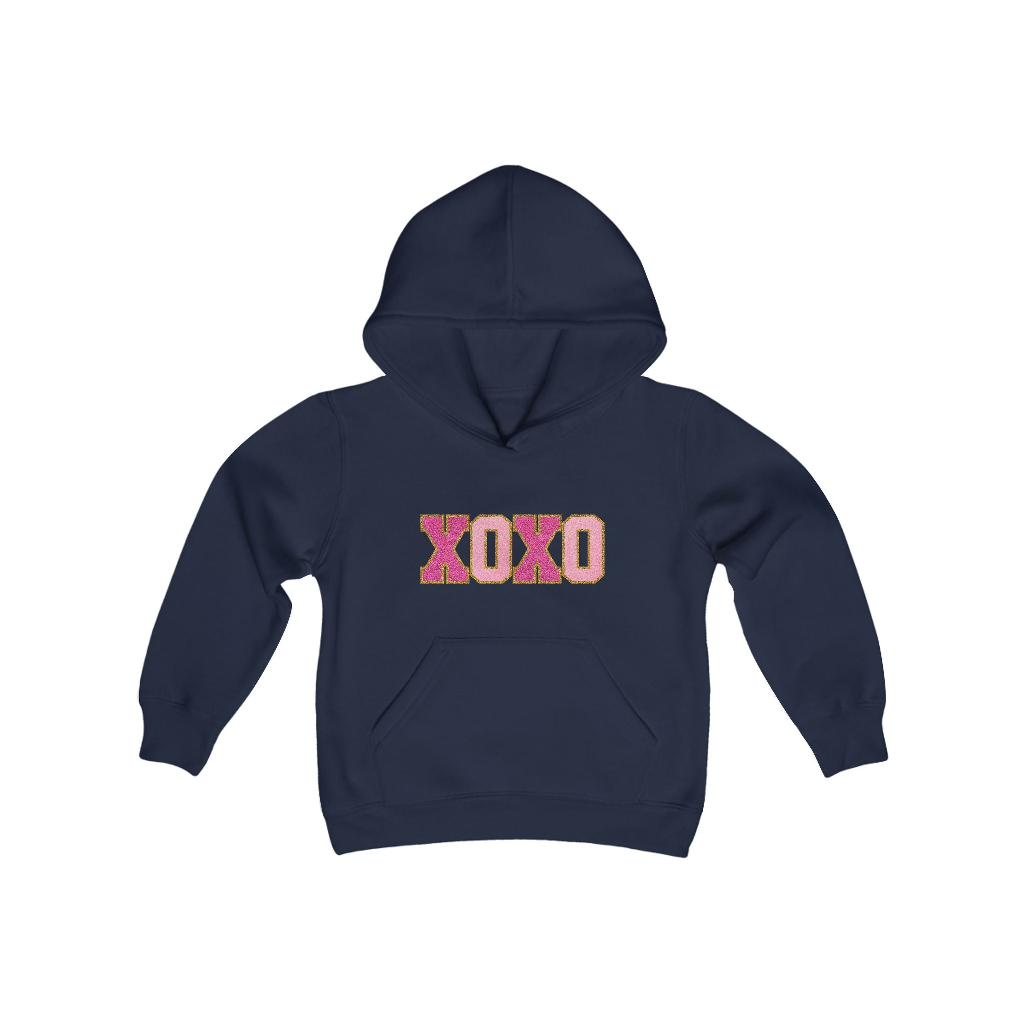 XOXO Youth Hoodie, Valentine Sweatshirt Kids, Valentine's Day Hoodie, Cute Valentine Shirt Gift for Kids, Gift for Kids, Cute XOXO Hoodie