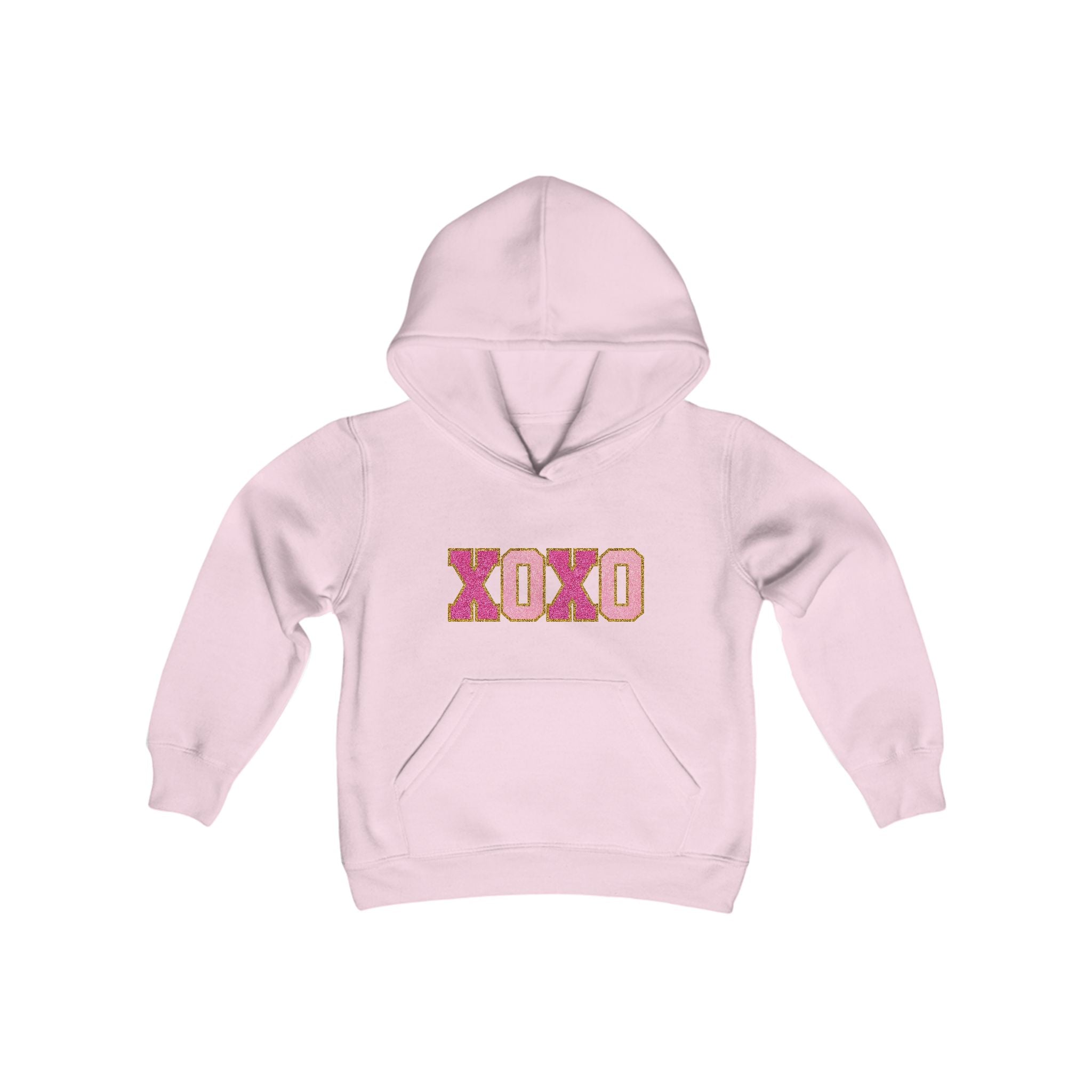 XOXO Youth Hoodie, Valentine Sweatshirt Kids, Valentine's Day Hoodie, Cute Valentine Shirt Gift for Kids, Gift for Kids, Cute XOXO Hoodie