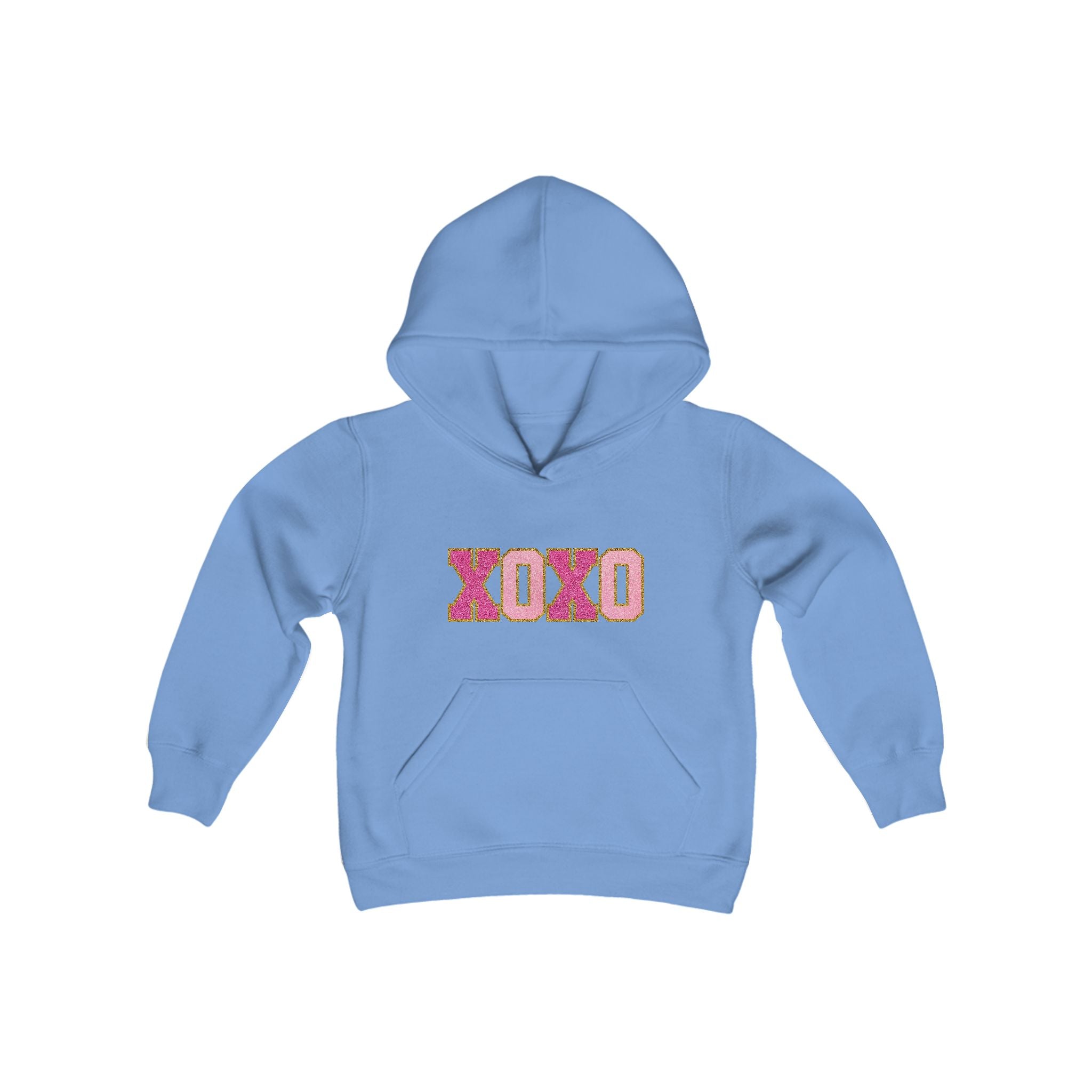 XOXO Youth Hoodie, Valentine Sweatshirt Kids, Valentine's Day Hoodie, Cute Valentine Shirt Gift for Kids, Gift for Kids, Cute XOXO Hoodie