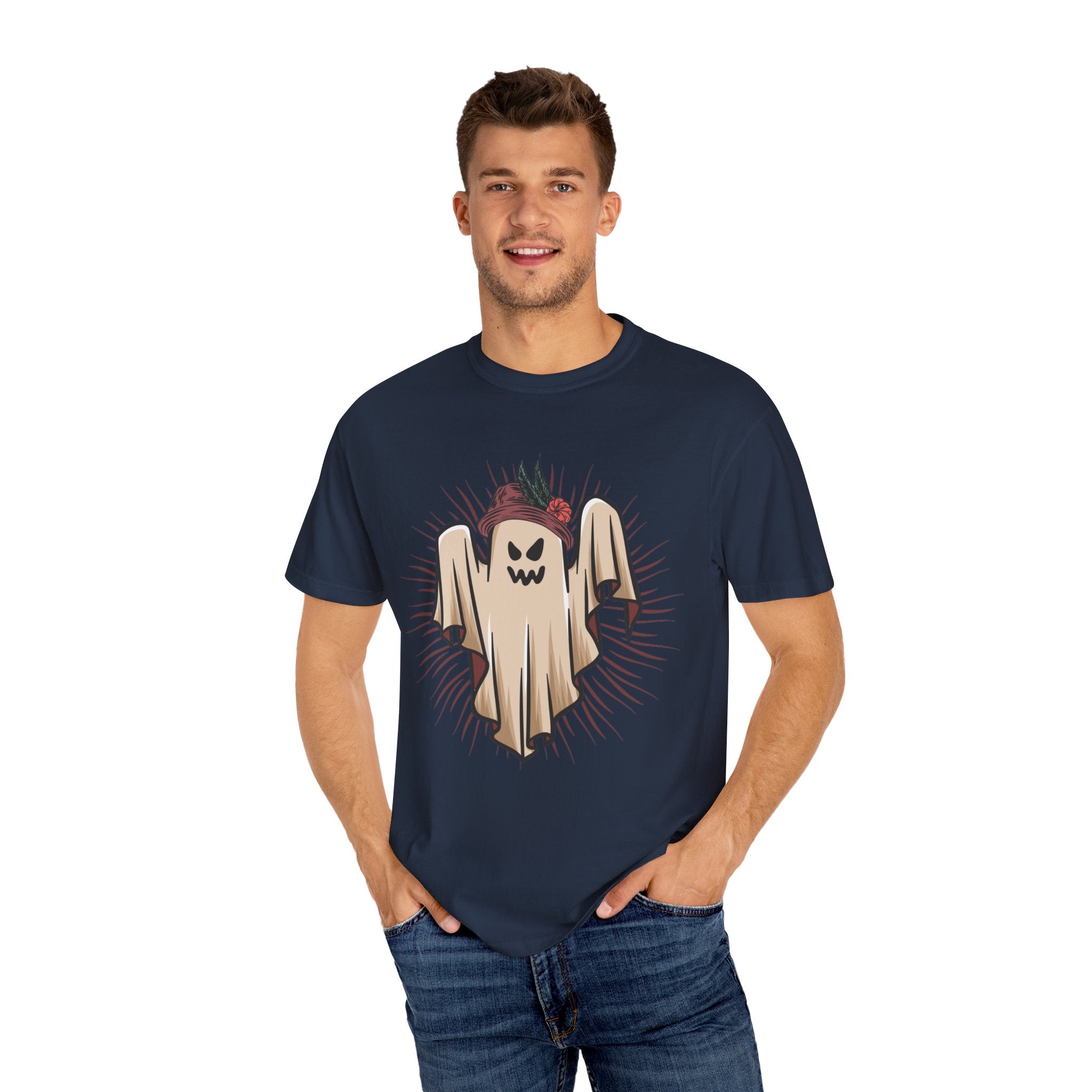 Halloween Ghost Comfort Colors Shirt, Cute Ghost Shirt, Halloween Shirt, Cute Fall Shirt, Spooky Season Shirt, Gift For Halloween