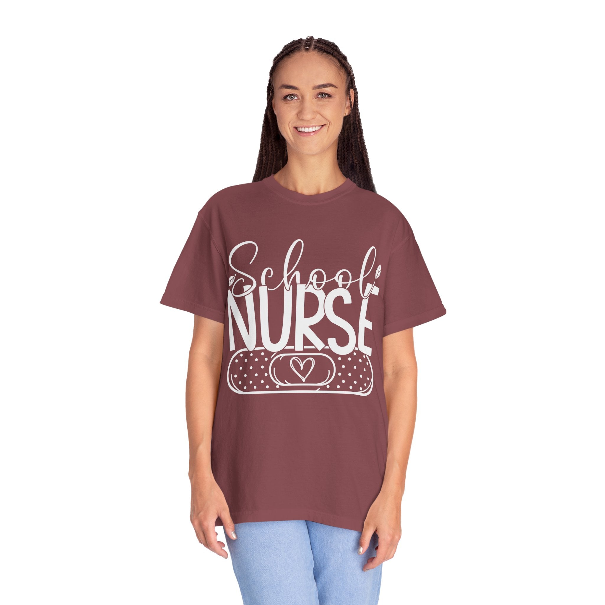School Nurse Shirt Nurse TShirt School Shirts For Nurse Cute School Nurse Shirt Unisex Graphic Tees Women Trendy School Nurse V Neck Shirt