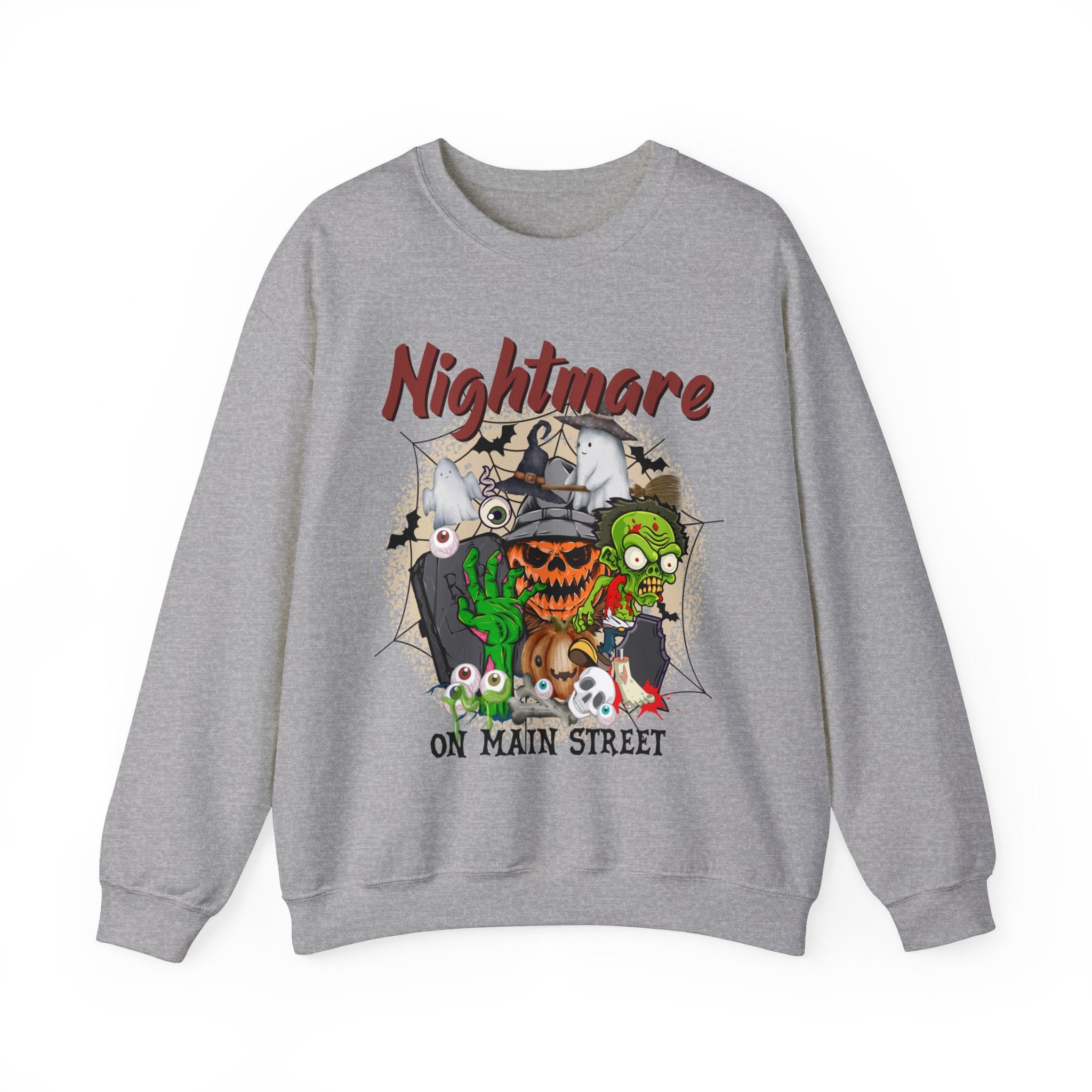 Disneyworld Nightmare On Main Street Sweatshirt, Disneyland Halloween Shirt, Halloween Mickey Minnie Pumpkin Sweater, Halloween Sweatshirt