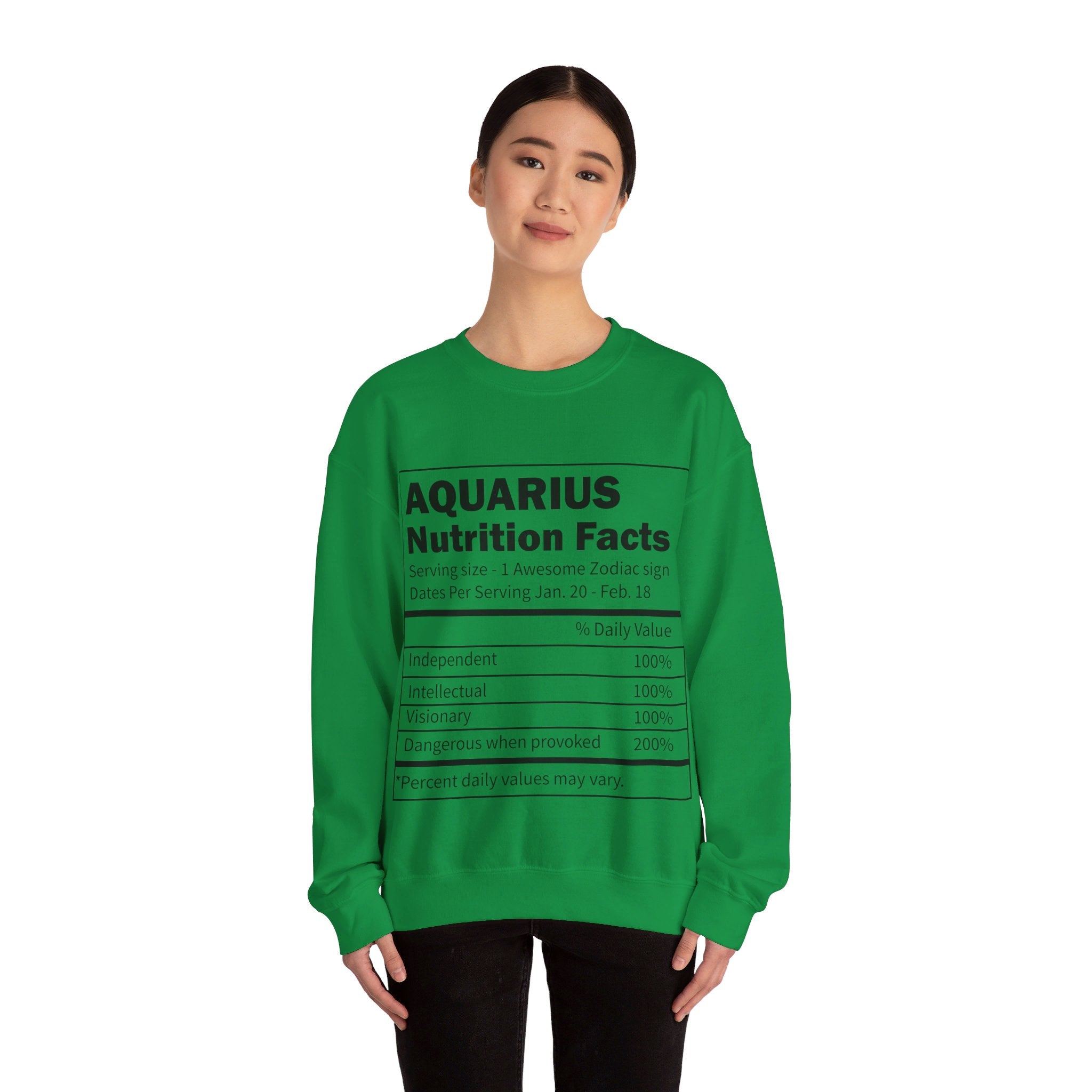 Zodiac Sign Nutrition Facts Sweatshirt, Horoscopes Shirt, Astrology Shirt, Summer Tees, Birthday Gift Ideas for Best Friends, Girl Friends