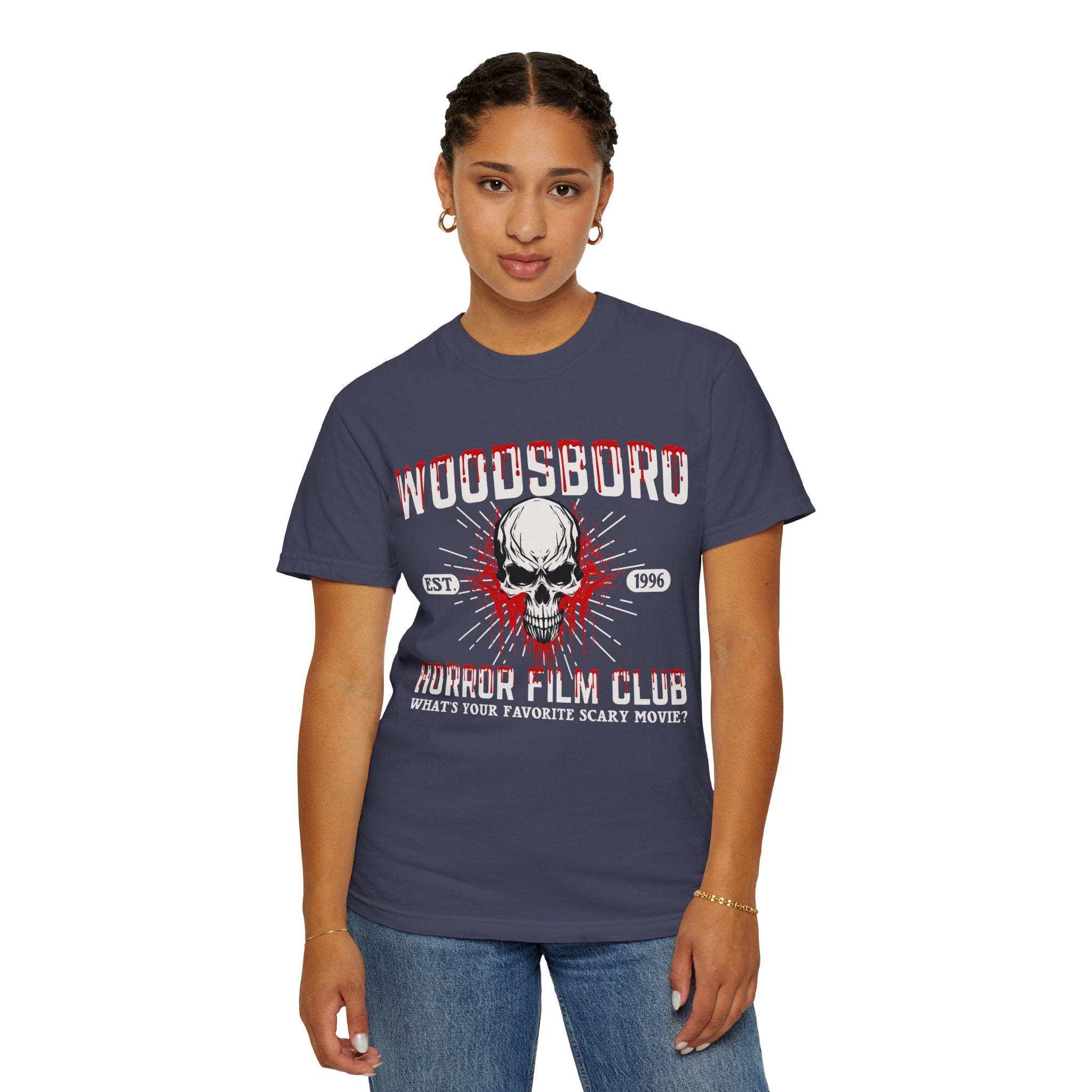 Woodsboro Horror Club Shirt, Halloween Shirt, Horror TShirt, Horror Film Club Shirt, Scary T Shirt, Halloween Gift, Spooky Season Shirt