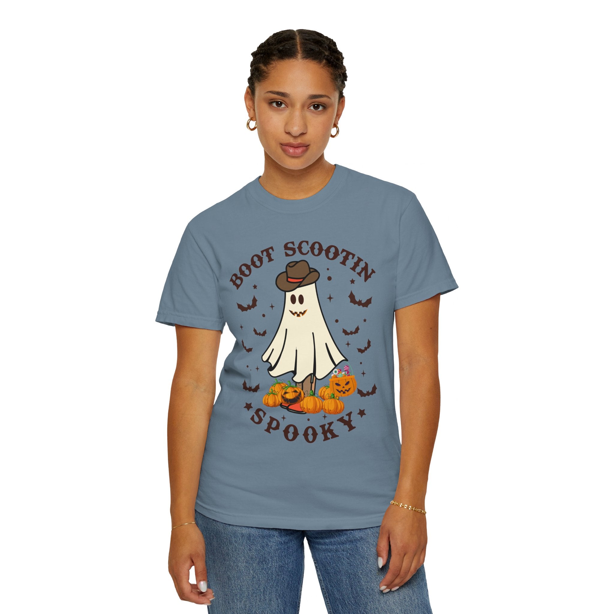 Boot Scootin Spooky Shirt, Halloween Shirt, Cowboy Ghost Shirt, Western Halloween Shirt, Cute Spooky Shirt, Halloween Gift