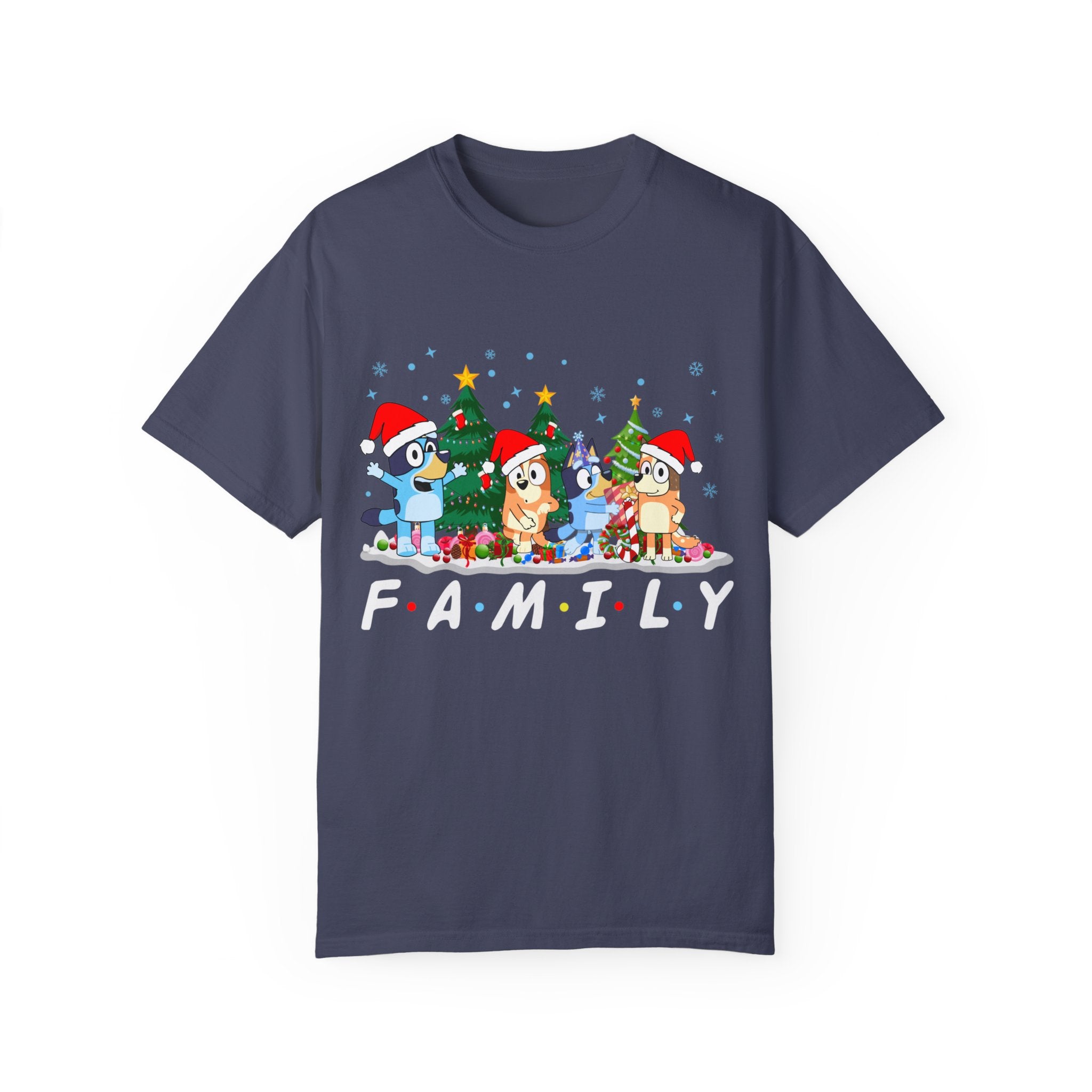 Christmas Bluey Family Shirt, Bluey Party Shirt, Christmas Family Bluey Shirt, Bluey Christmas Trip Shirt, Bluey Theme Tee