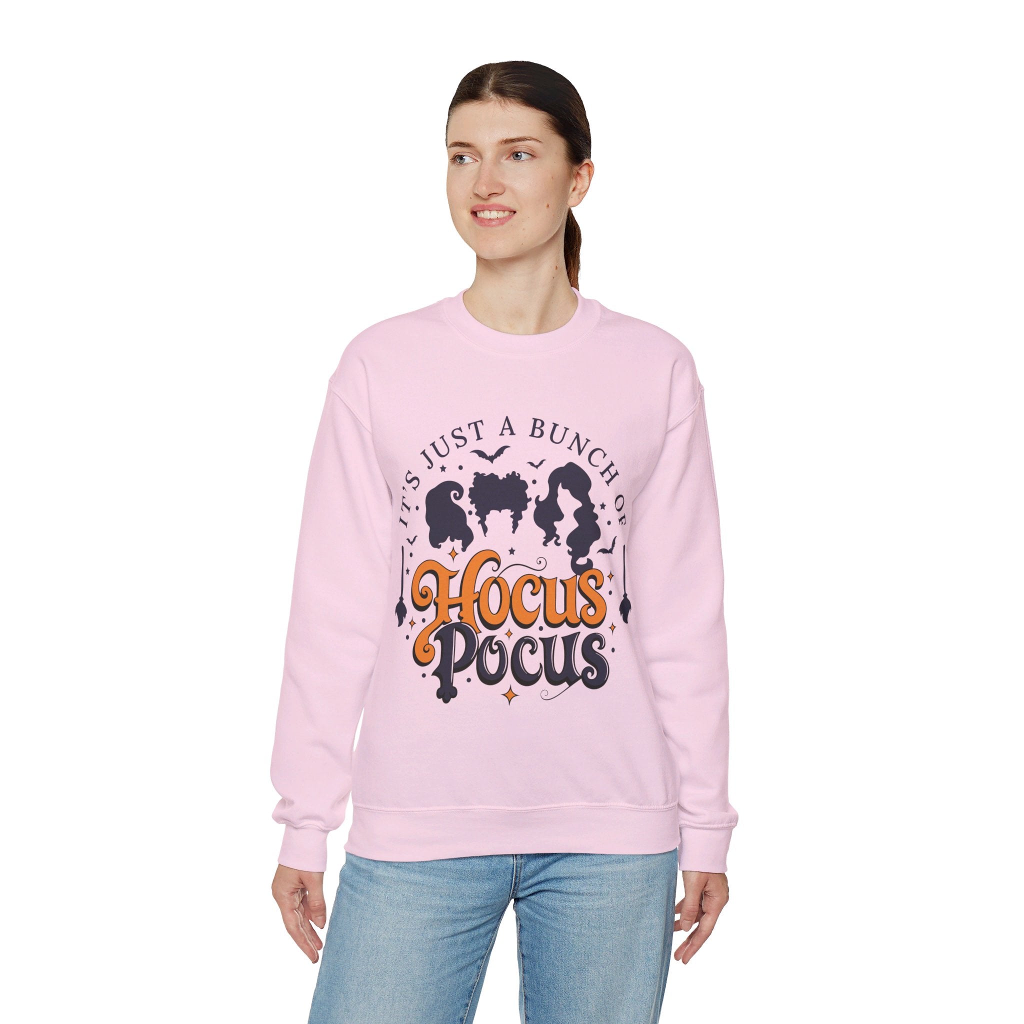 It's Just A Bunch Of Hocus Pocus, Disney Halloween Hocus Pocus Shirt, Mickey And Friends, Disney Sanderson Sisters Shirt, Happy Halloween