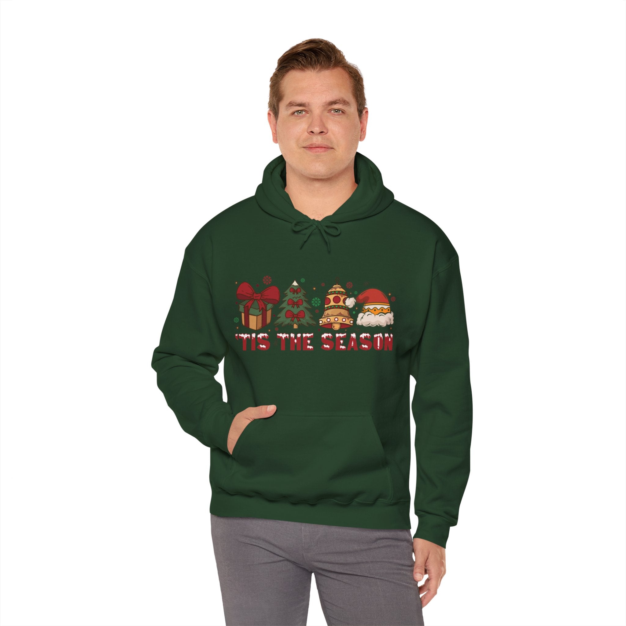 Tis The Season Hoodie, Christmas Tis The Season Hoodie, Merry Christmas Shirt, Christmas Hooded Sweatshirt, Cute Winter Hoodie