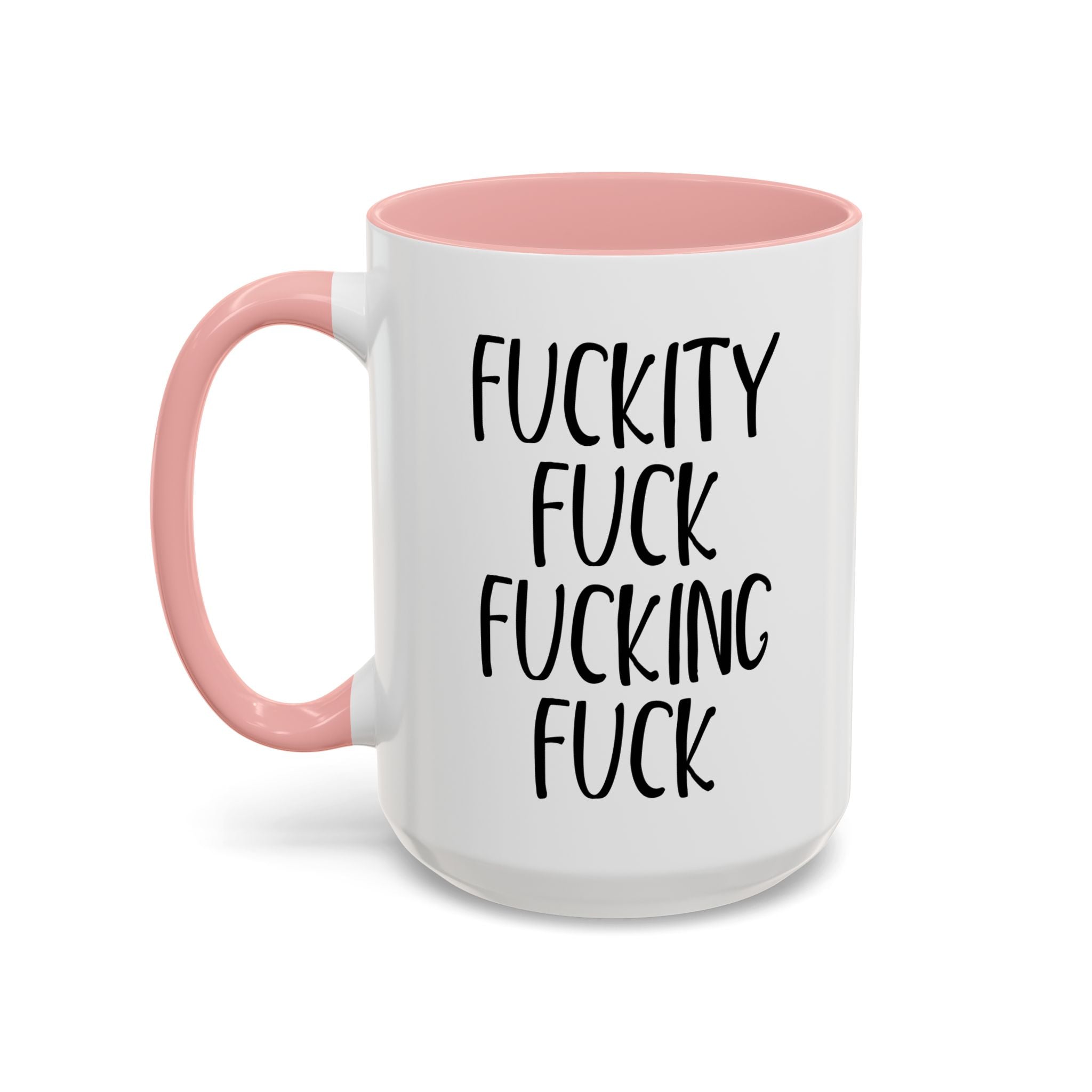 Fuckity Fuck Mug, Sarcastic Coffee Mug, Funny Birthday Gift, Large Coffee Mug, Double Sided Minimalist Mug, Gag Gifts for Men, Snarky Mugs