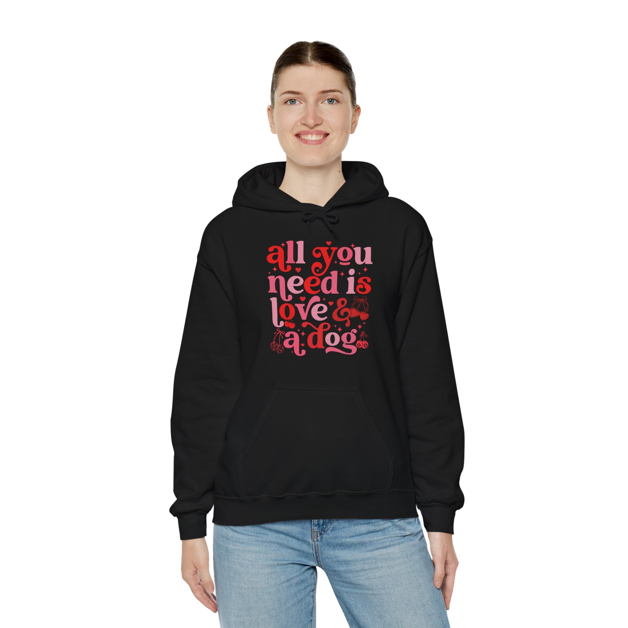 All You Need Is Love And A Dog Hoodie, Dog Lover Shirt, Dog Lover Gift, Dog Mom Shirt, Dog Quote Shirt, Dog Owner Shirt, Dog Mama Shirt