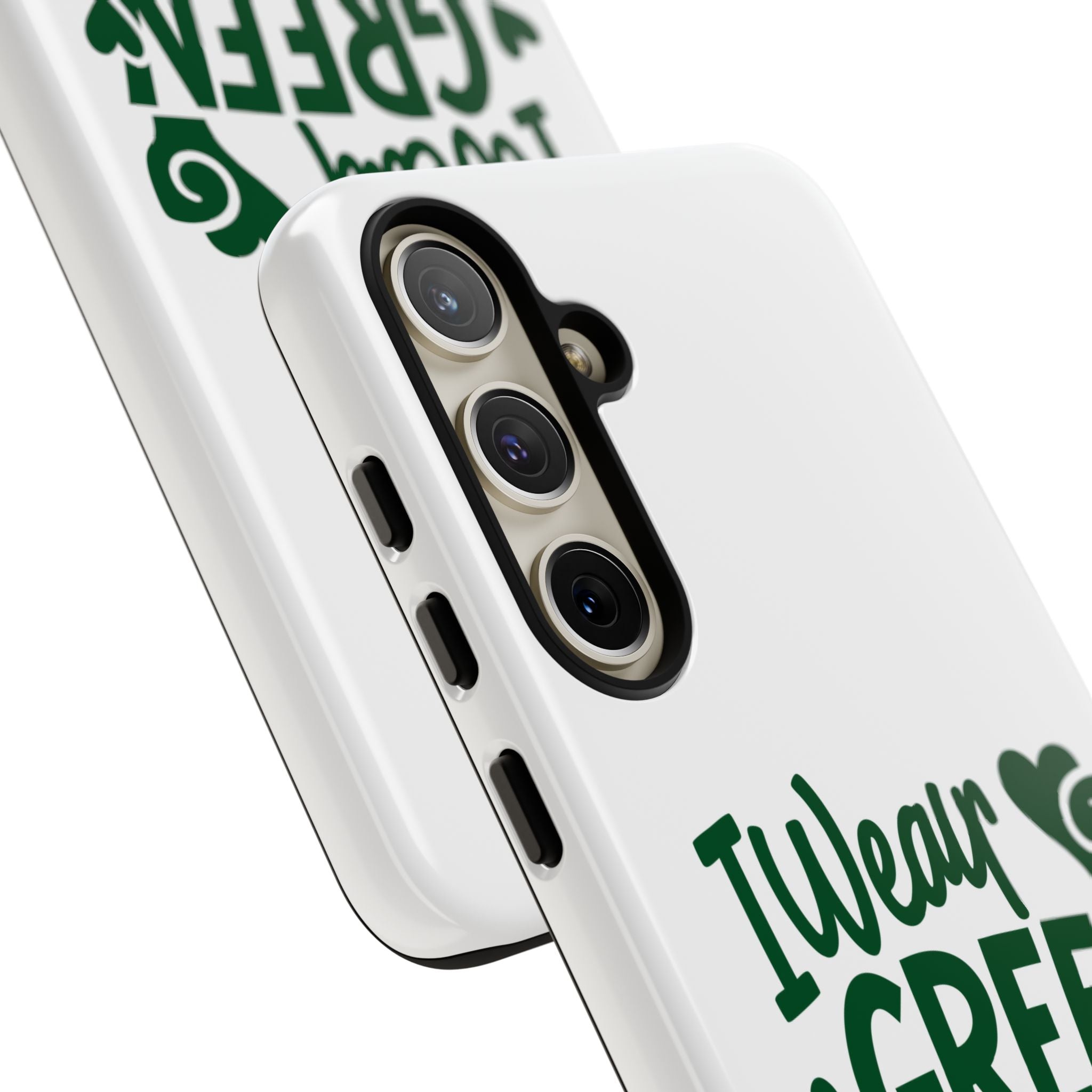 I Wear Green For Mental Health Awareness Phone Cases, Mental Health Matters Phone Case, Inspirational Phone Case, Motivational Phone Case, iPhone, Google Pixel & Samsung Galaxy
