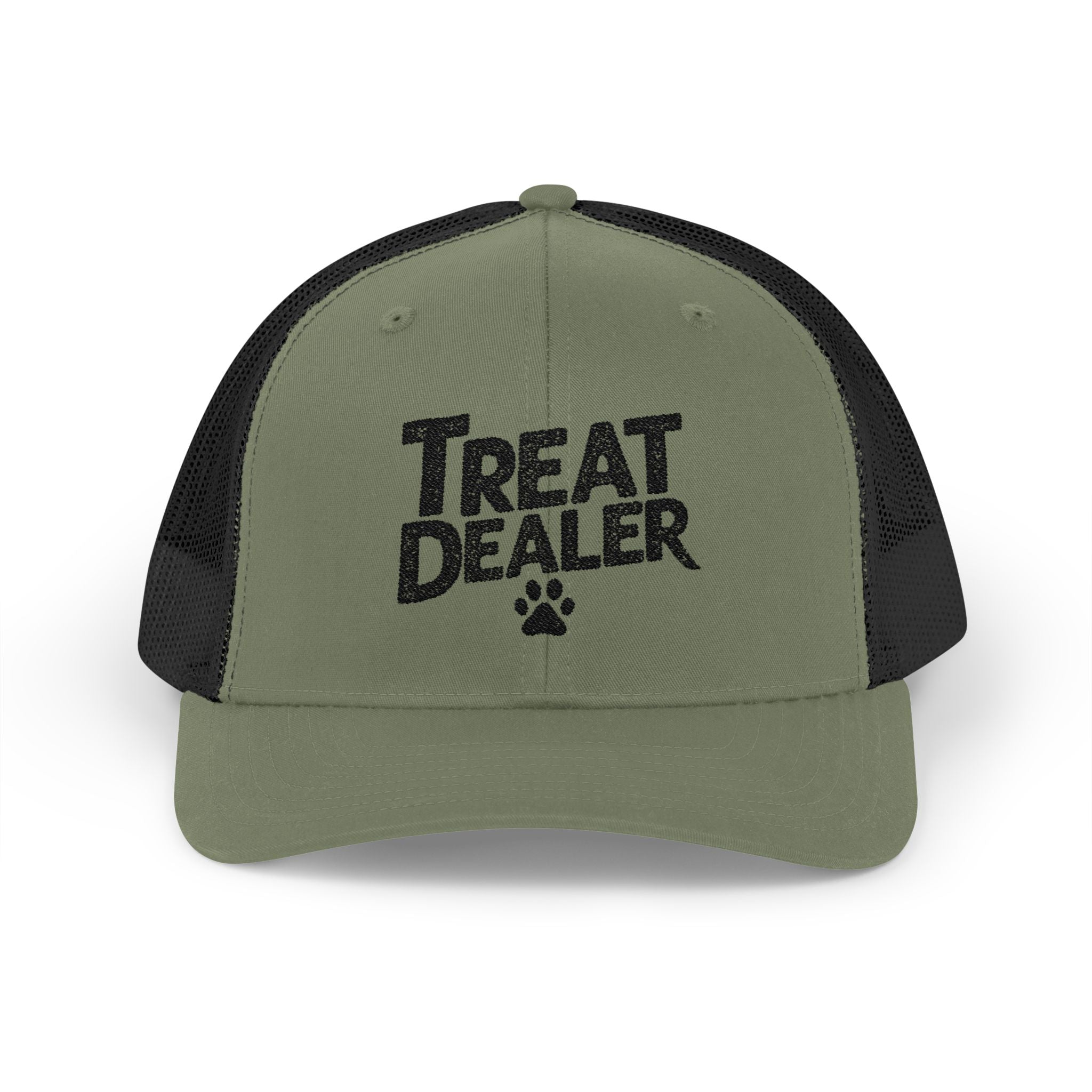 Custom Embroidery Treat Dealer Hat, Funny Dog Cap, Funny Dog Owners, Custom Pet Lover Gift, Unique Dog Owner Gifts, Custom Dog Snapback Trucker Cap