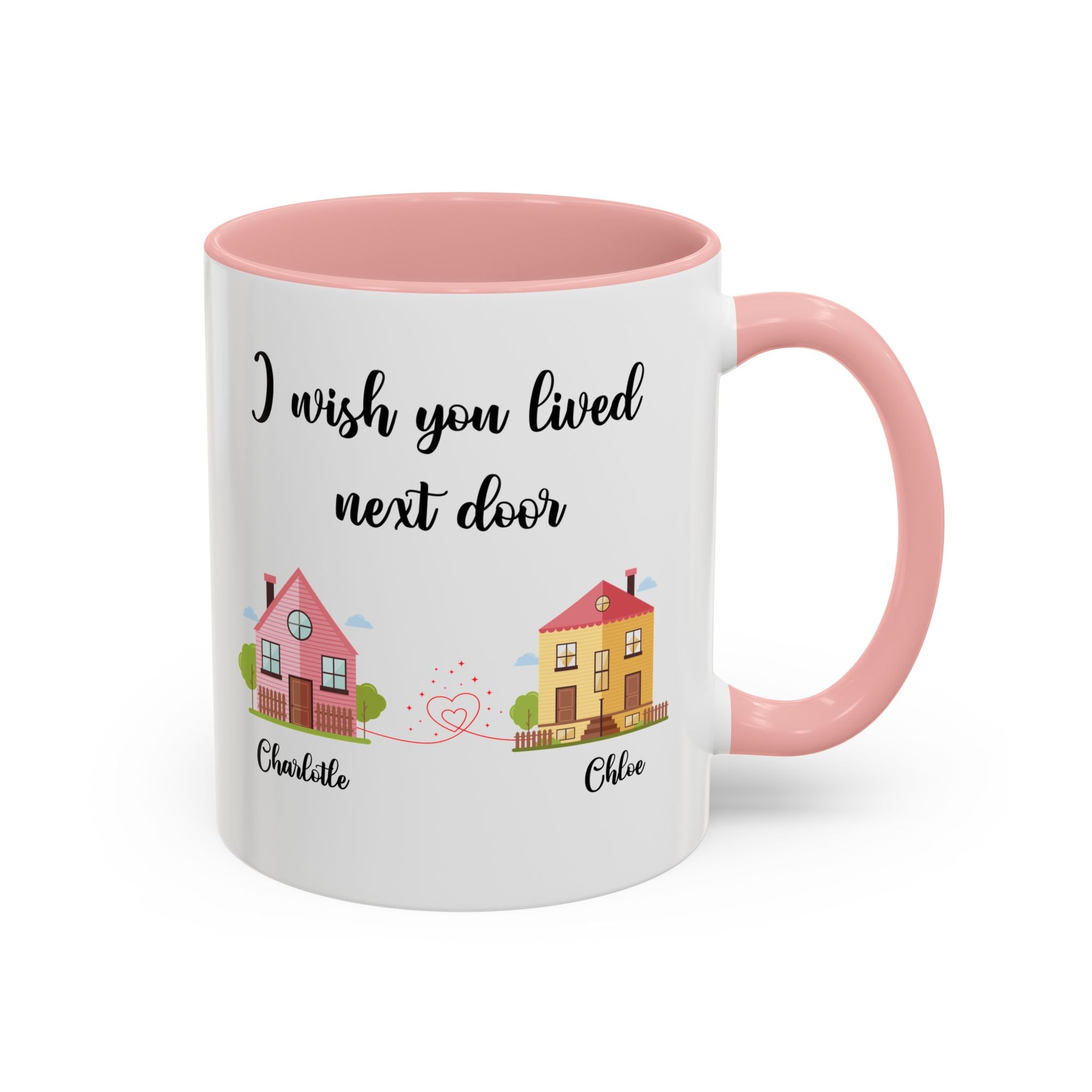 I Wish You Lived Next Door Mug, Bestie Coffee Mug, Long Distance Mug, Moving Away Mug, Best Friend Christmas, Bestie Birthday Gift, Bff Mug