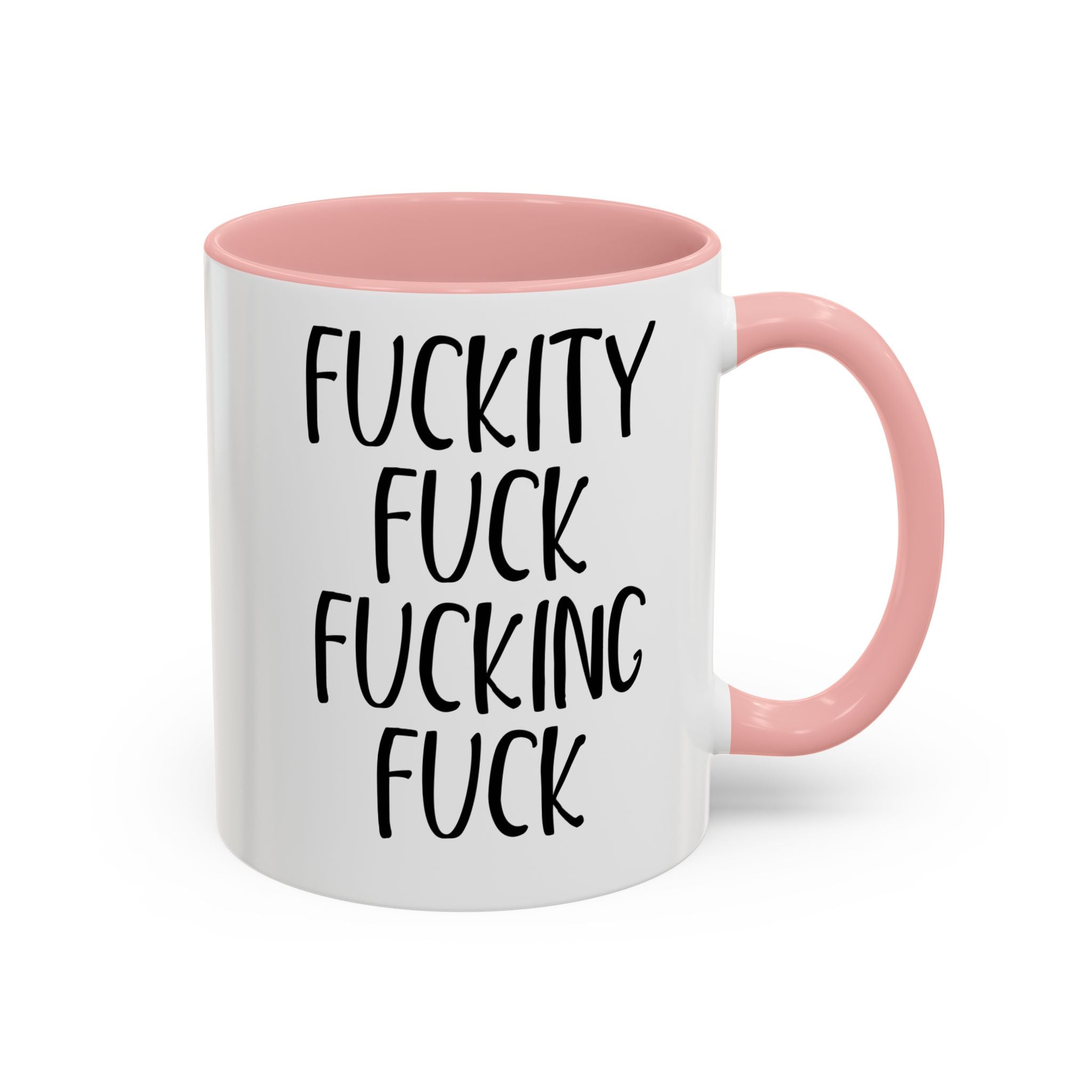 Fuckity Fuck Mug, Sarcastic Coffee Mug, Funny Birthday Gift, Large Coffee Mug, Double Sided Minimalist Mug, Gag Gifts for Men, Snarky Mugs