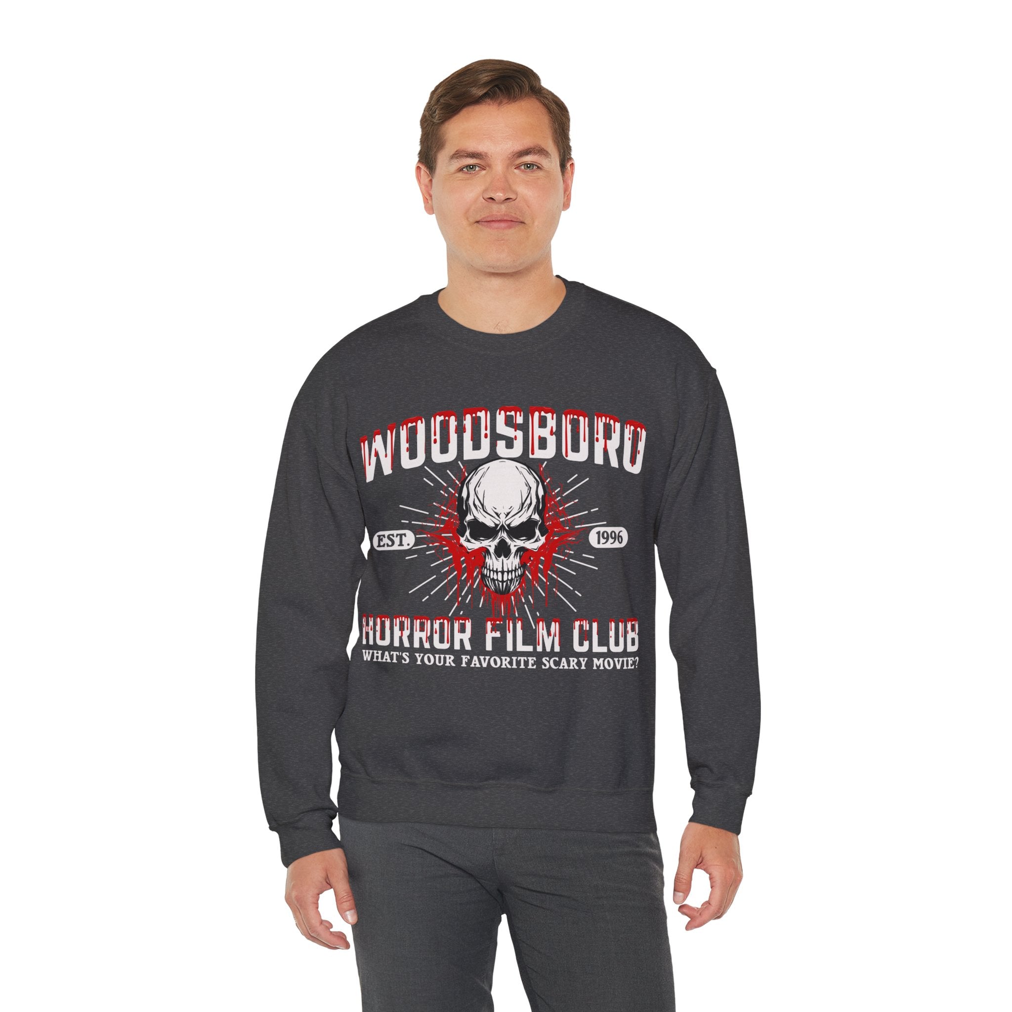 Woodsboro Sweatshirt, Woodsboro Horror Film Club Shirt, 90s Horror Movie Tee, Horror Movie Shirt, Woodsboro High Sweater, Horror Movie Gifts