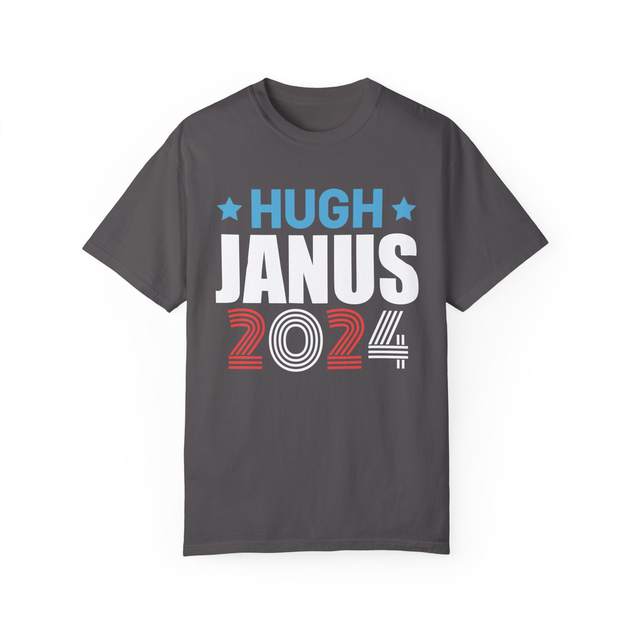 UNIDAZE Hugh Janus Hilarious Funny Political Unisex T-shirt Printify 2024 election tee 4th of july gift tee american politics barry mccockiner Cotton Crew neck dad gift DTG enorma scox funny election shirt funny political funny politics hilarious political hugh janus Men's Clothing offensive shirts Oversized political humor T-shirts TikTok Unisex usa political shirts Women's Clothing